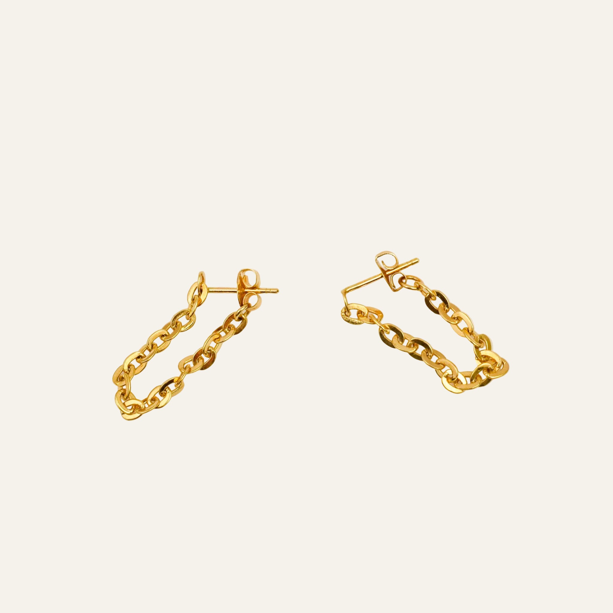 Rolo Chain Hoops
