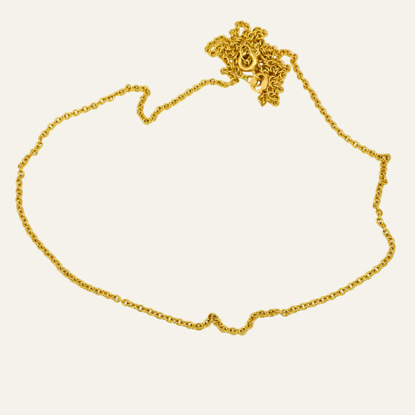 18" Dainty Rolo Chain