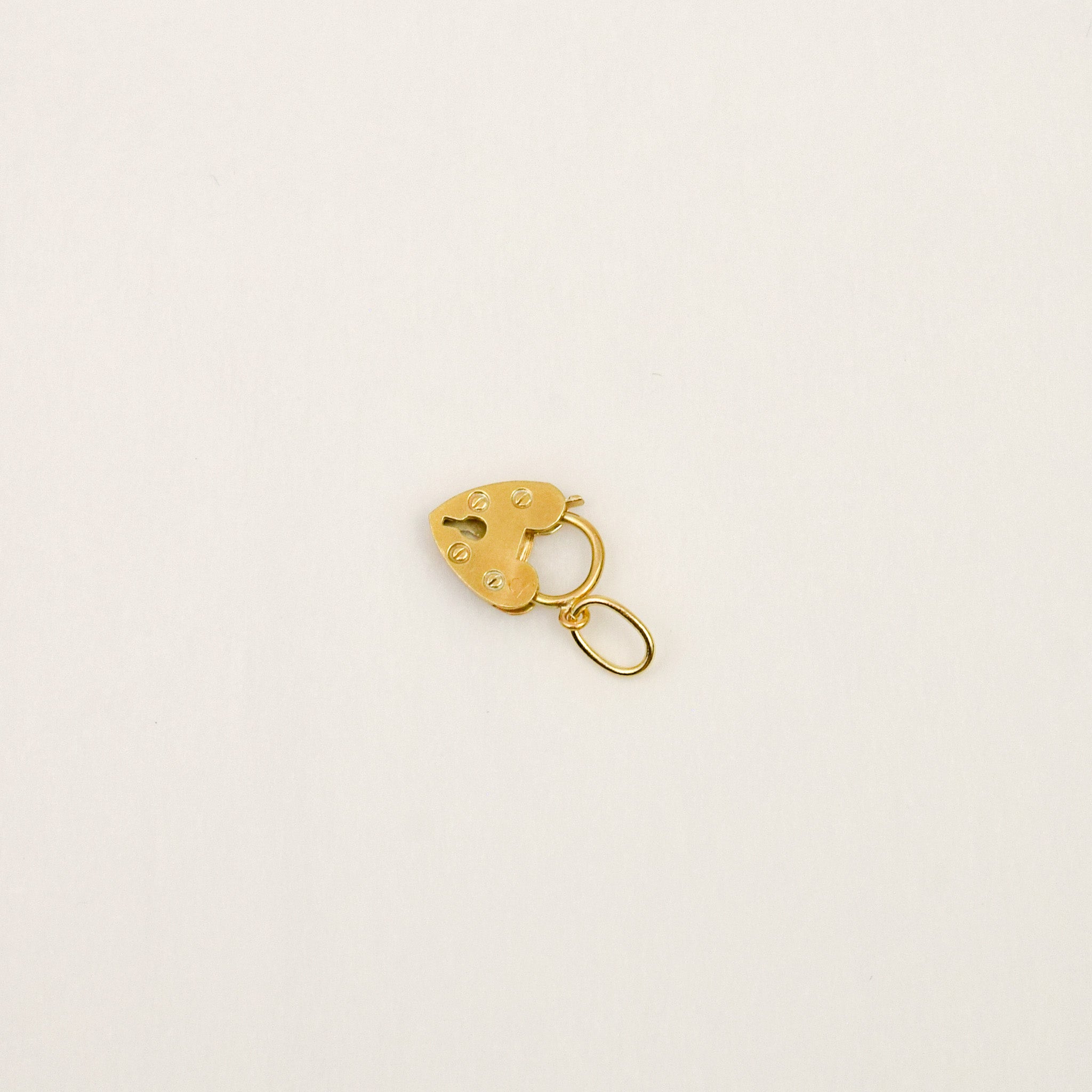 Heart Padlock Charm