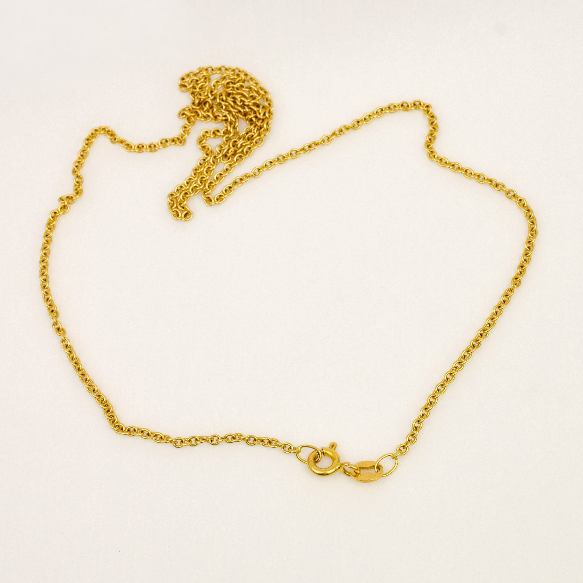 18" Dainty Rolo Chain