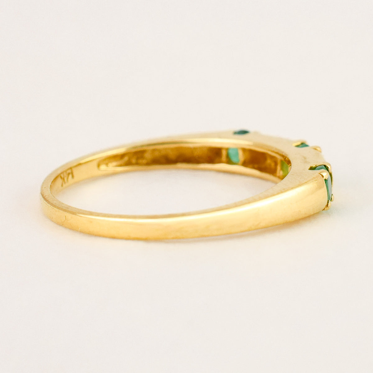 3 Emerald Ring