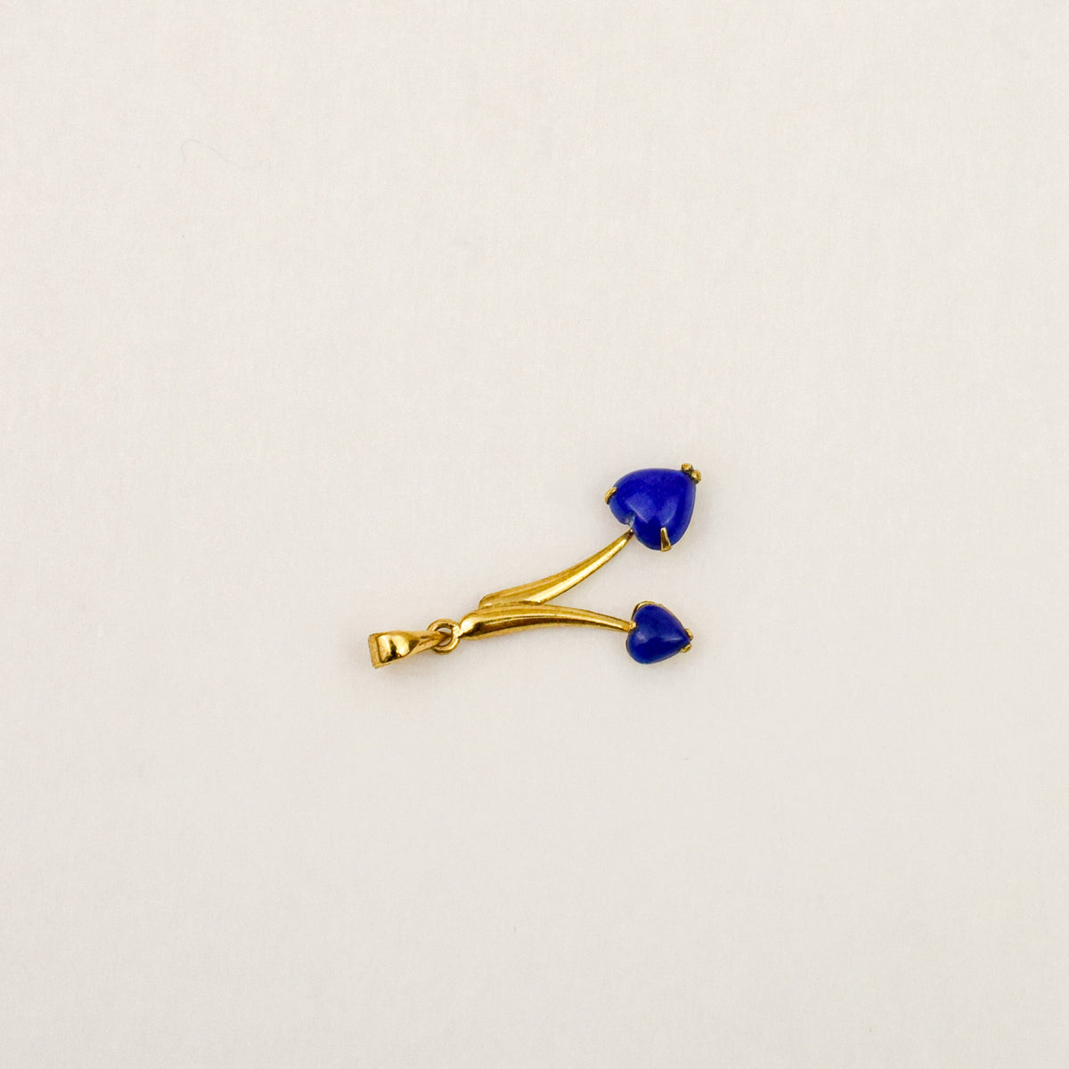 Lapis Hearts Pendant
