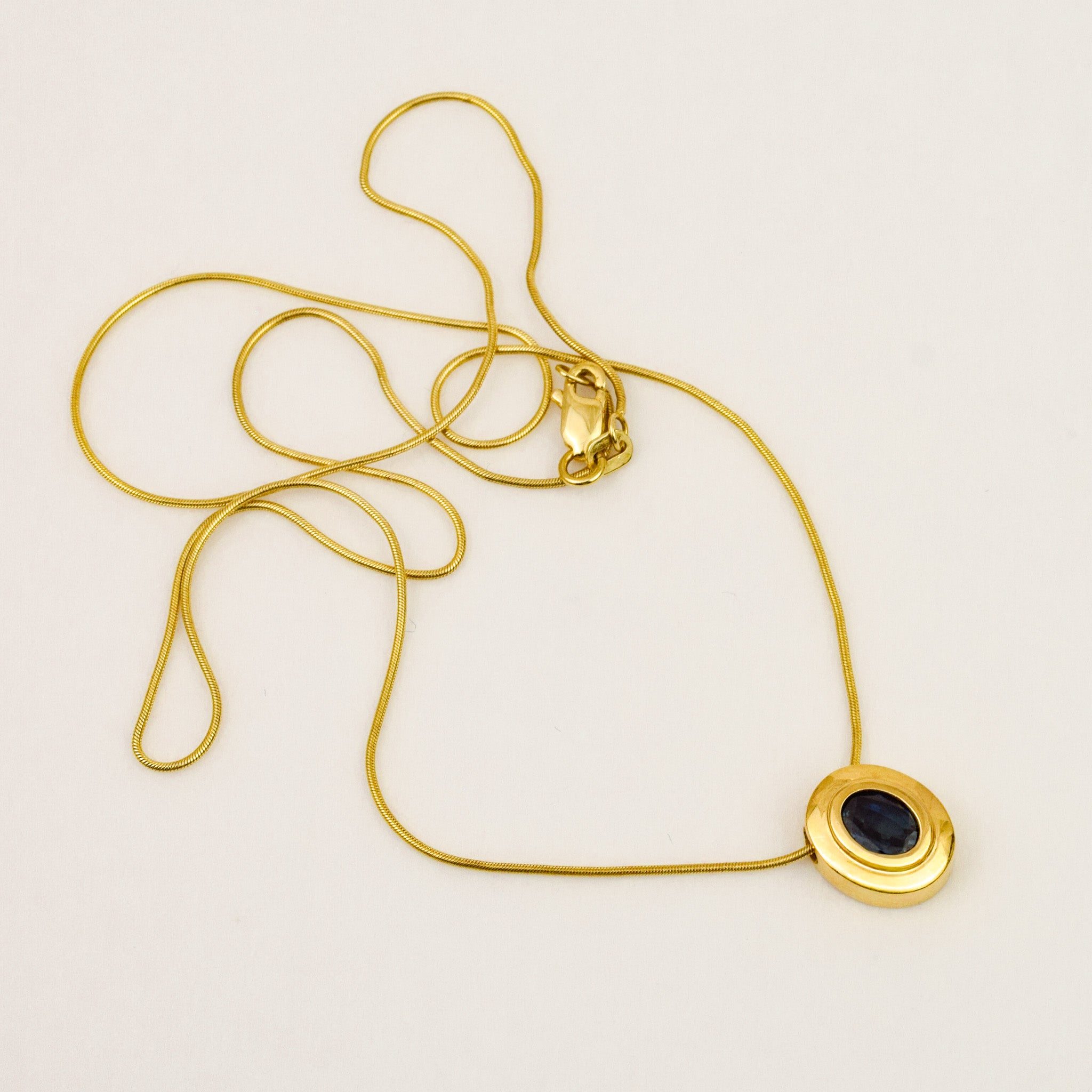 18" Sapphire Necklace