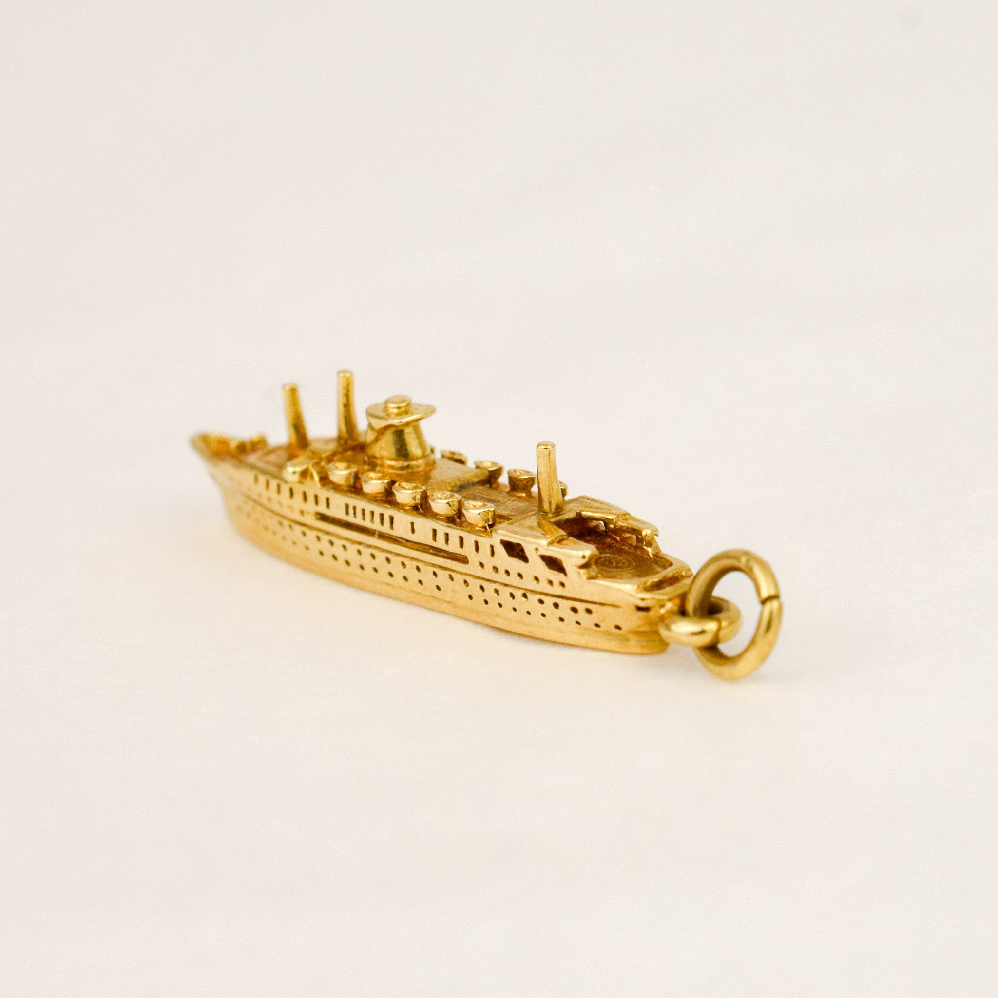 S.S. Ithaca Ocean Liner Charm