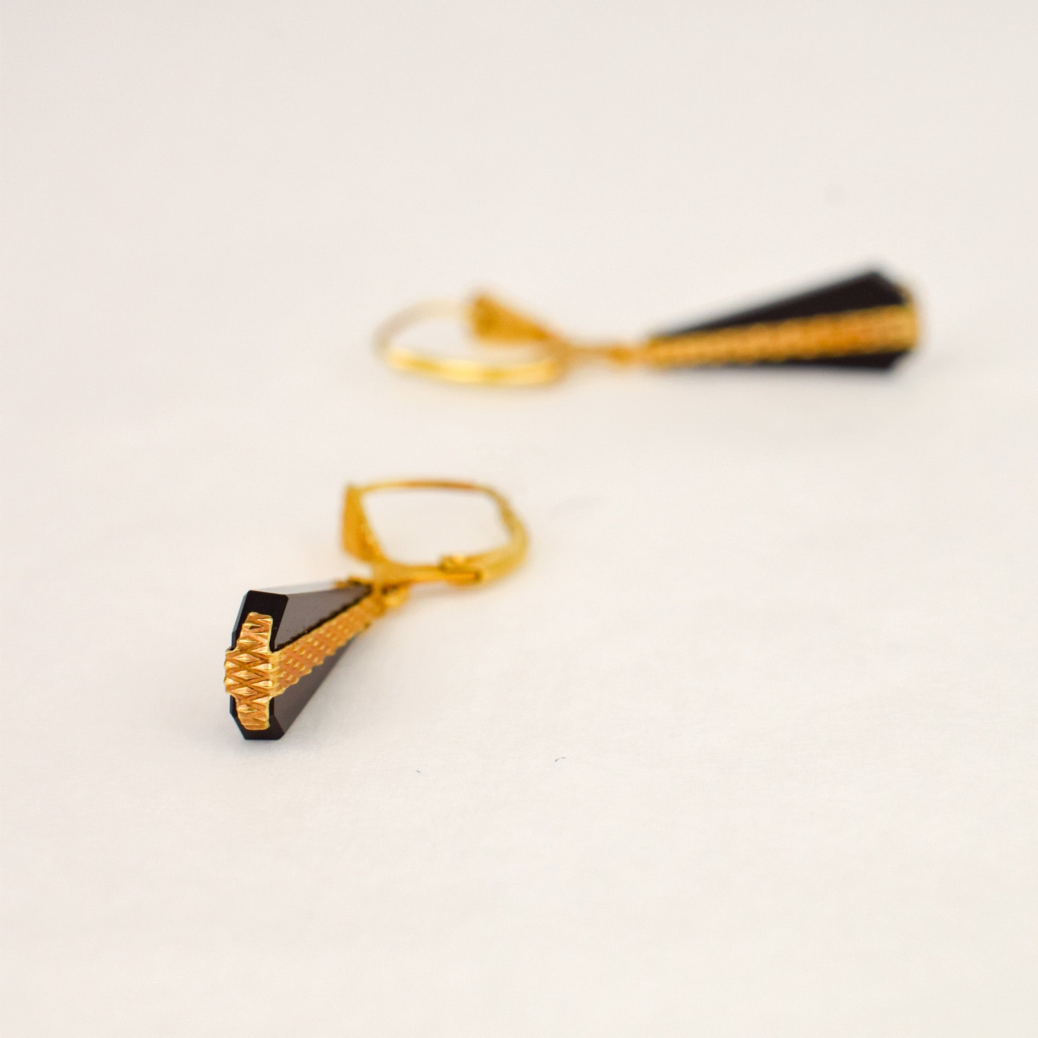 Onyx Drop Earrings