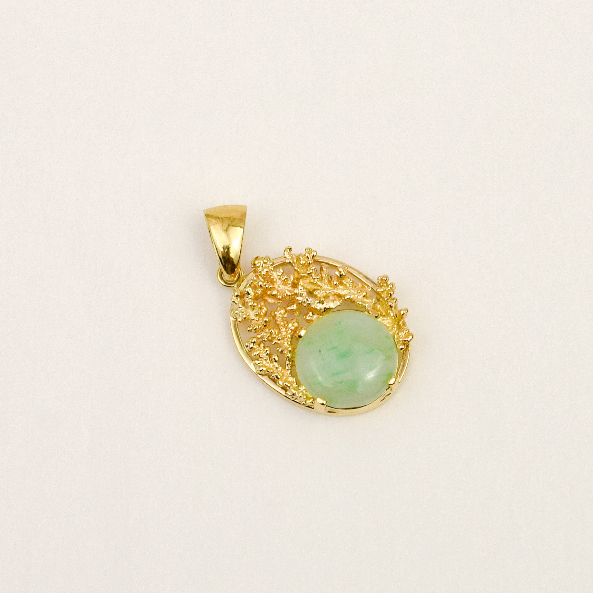 Jade Cabochon Pendant