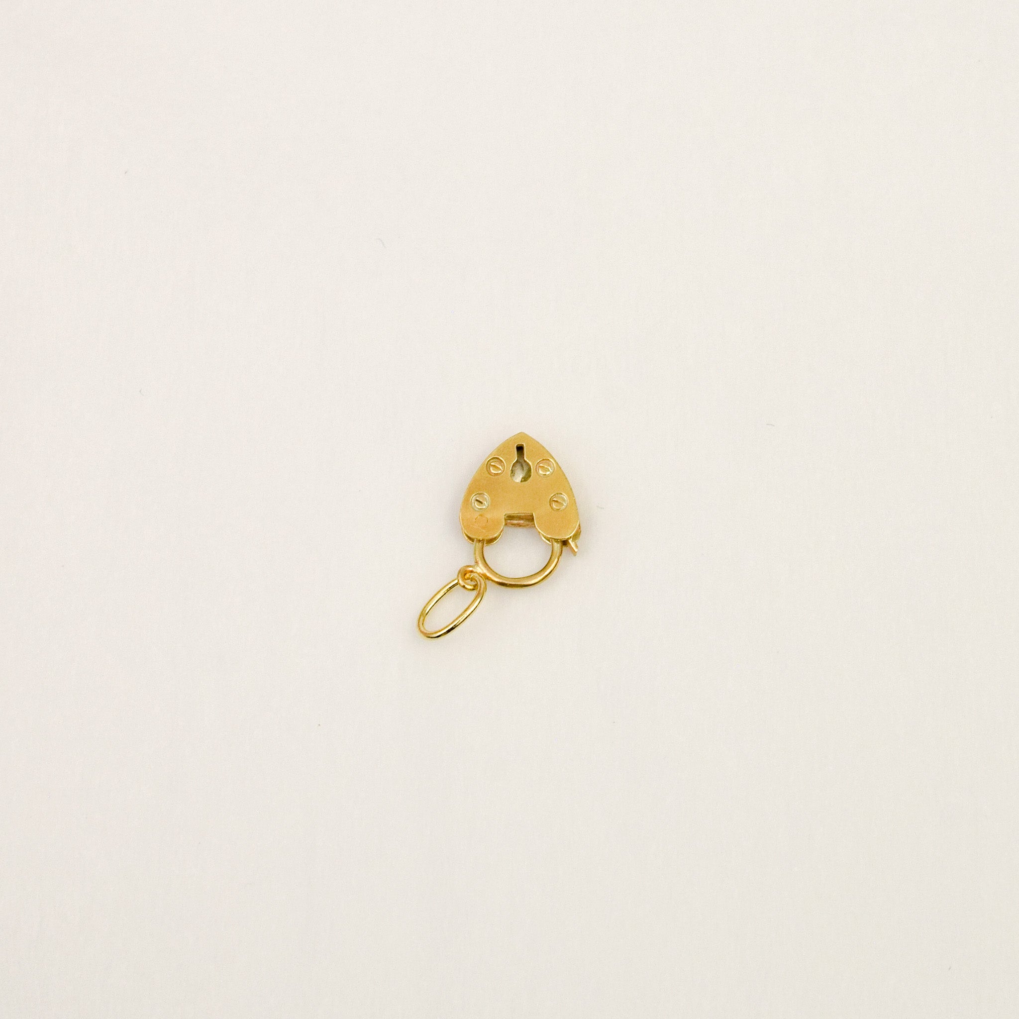 Heart Padlock Charm