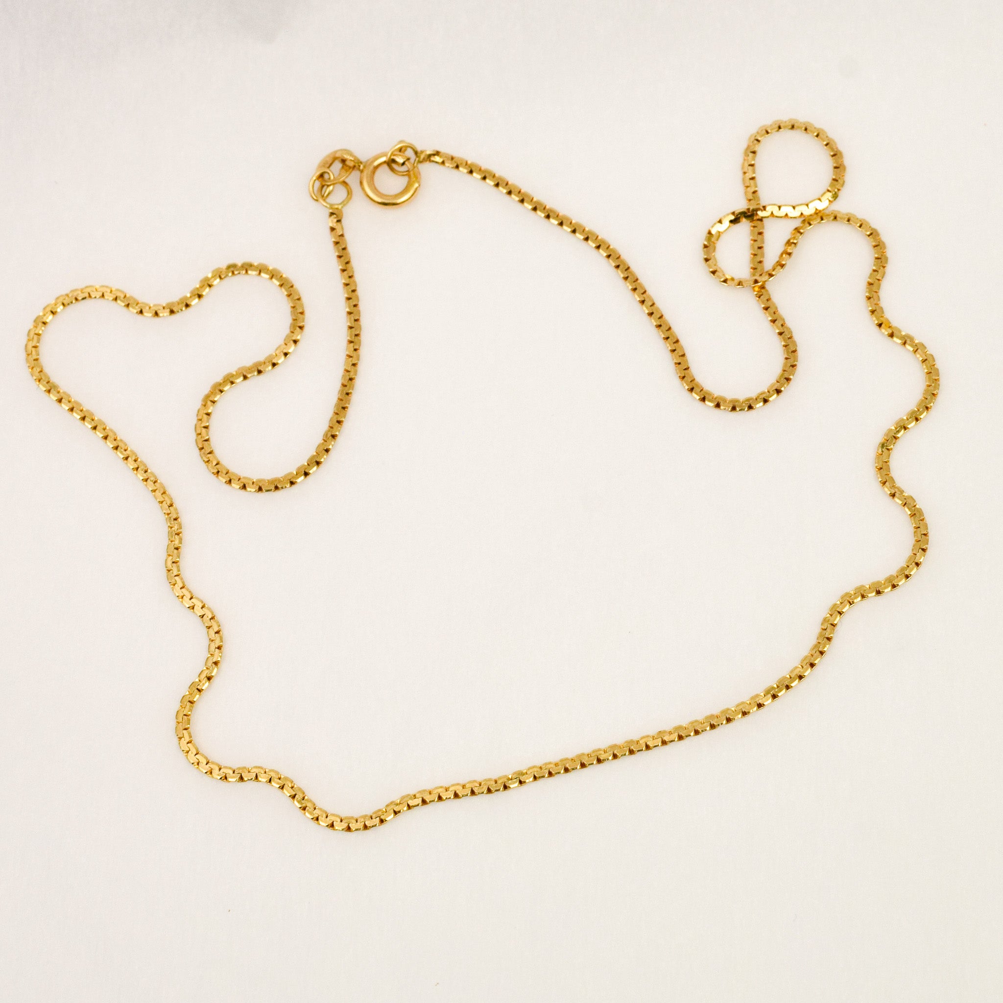 18" Dainty Rolo Chain