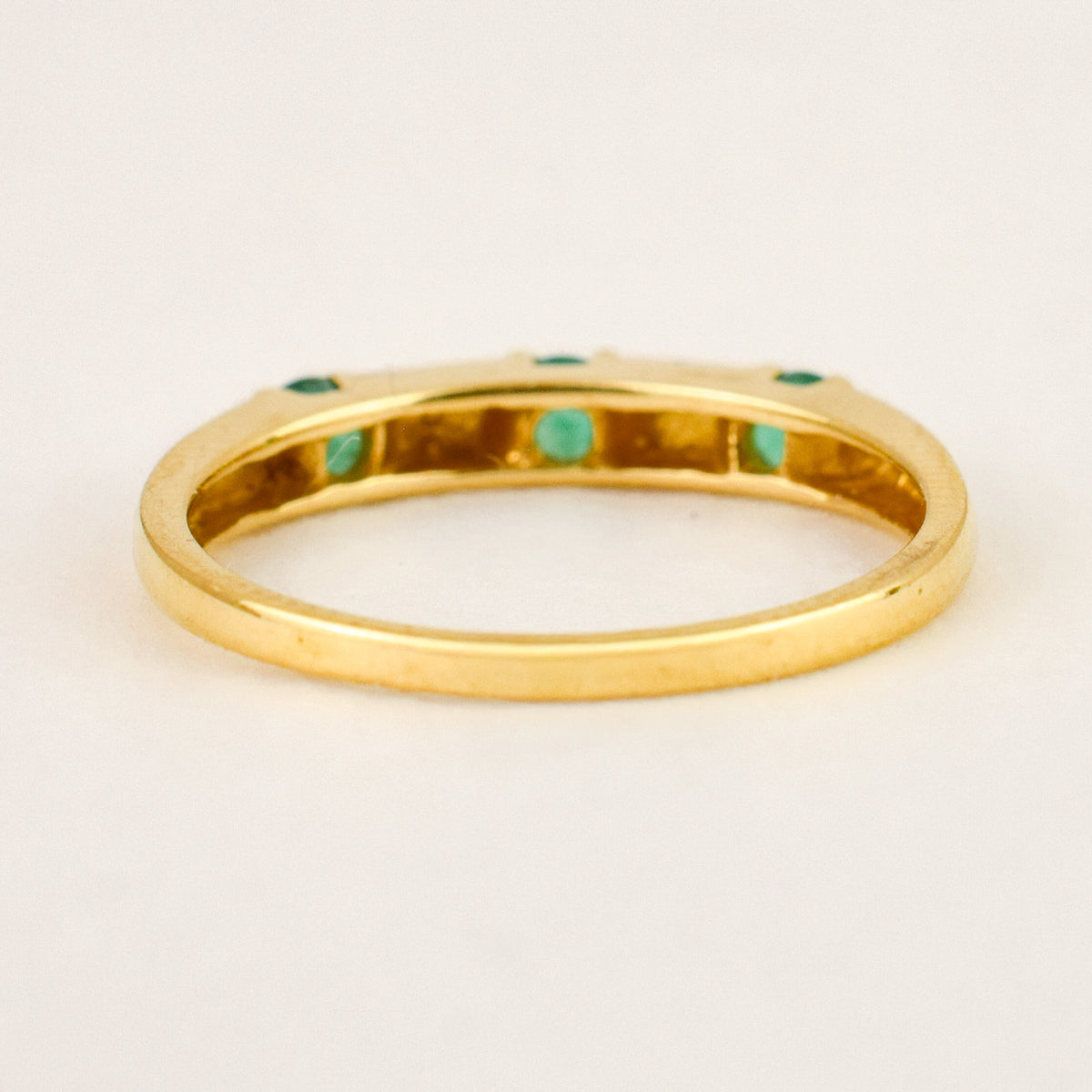 3 Emerald Ring