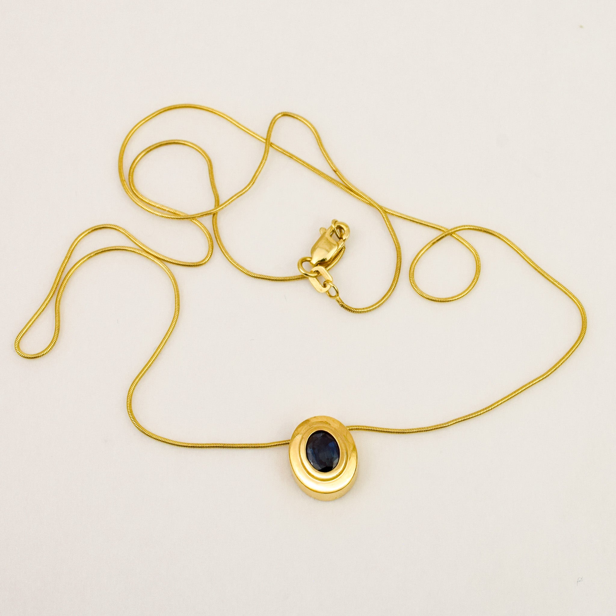 18" Sapphire Necklace