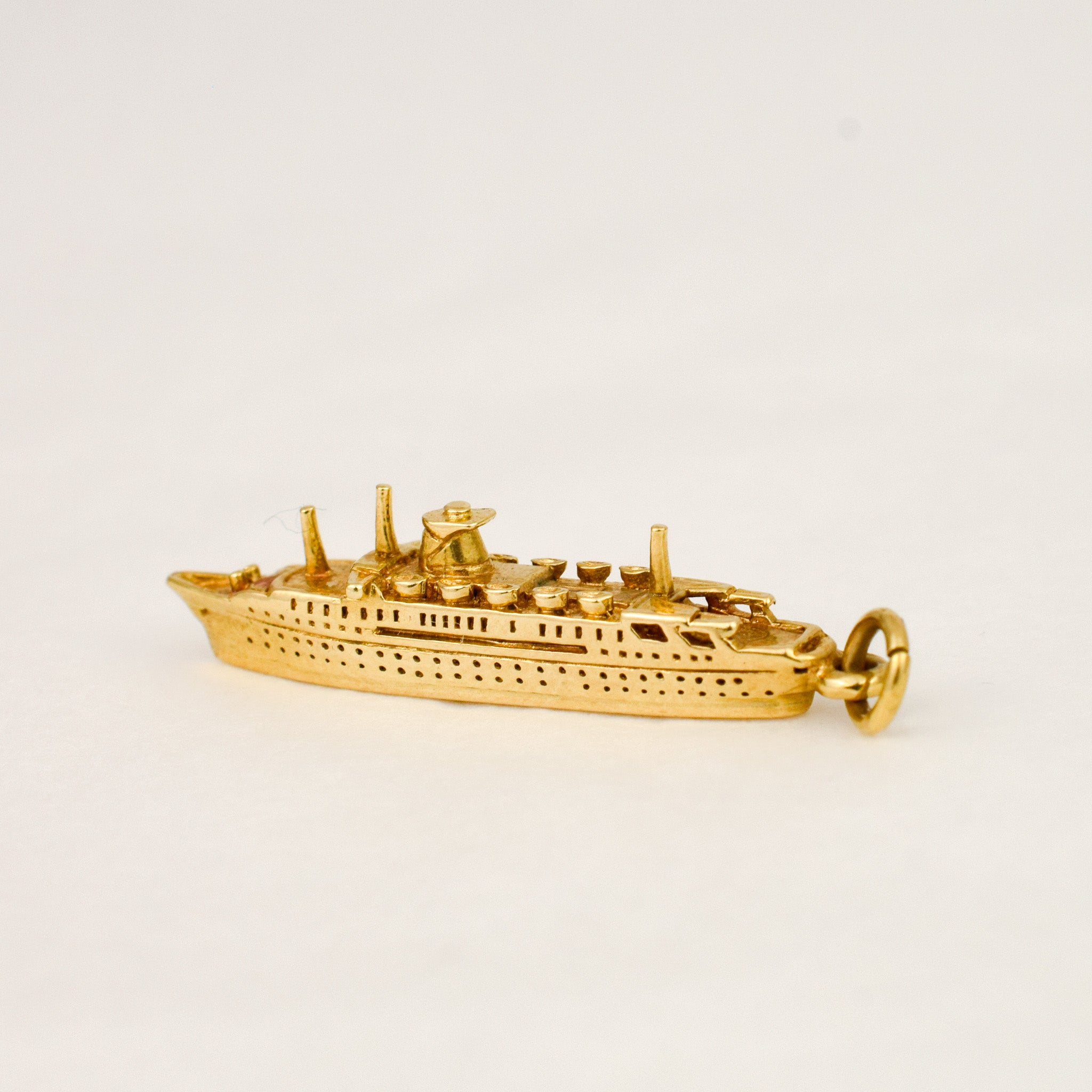 S.S. Ithaca Ocean Liner Charm