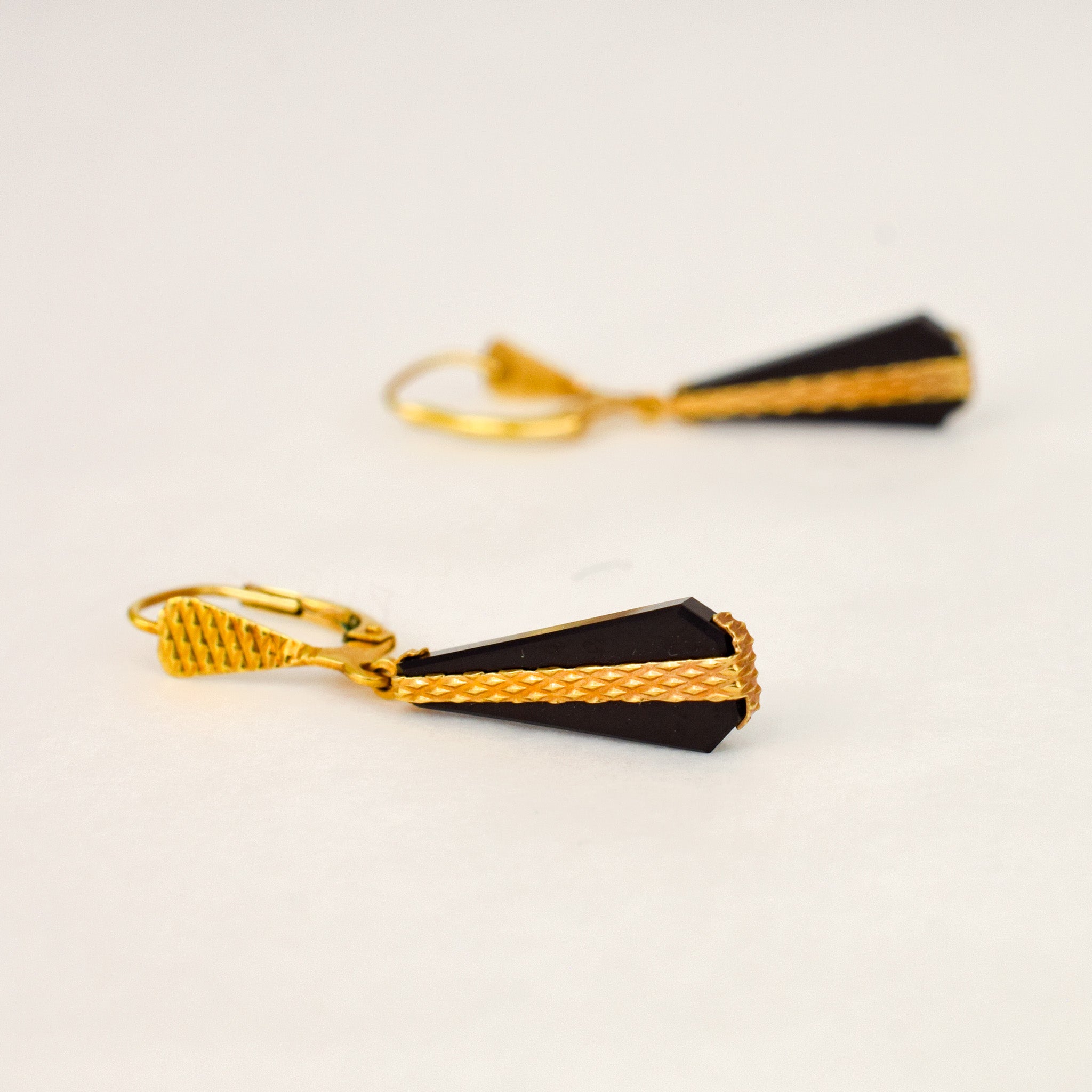 Onyx Drop Earrings
