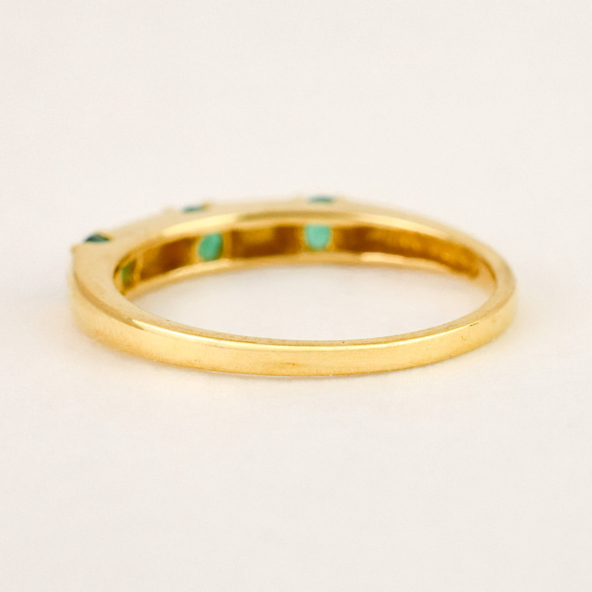 3 Emerald Ring