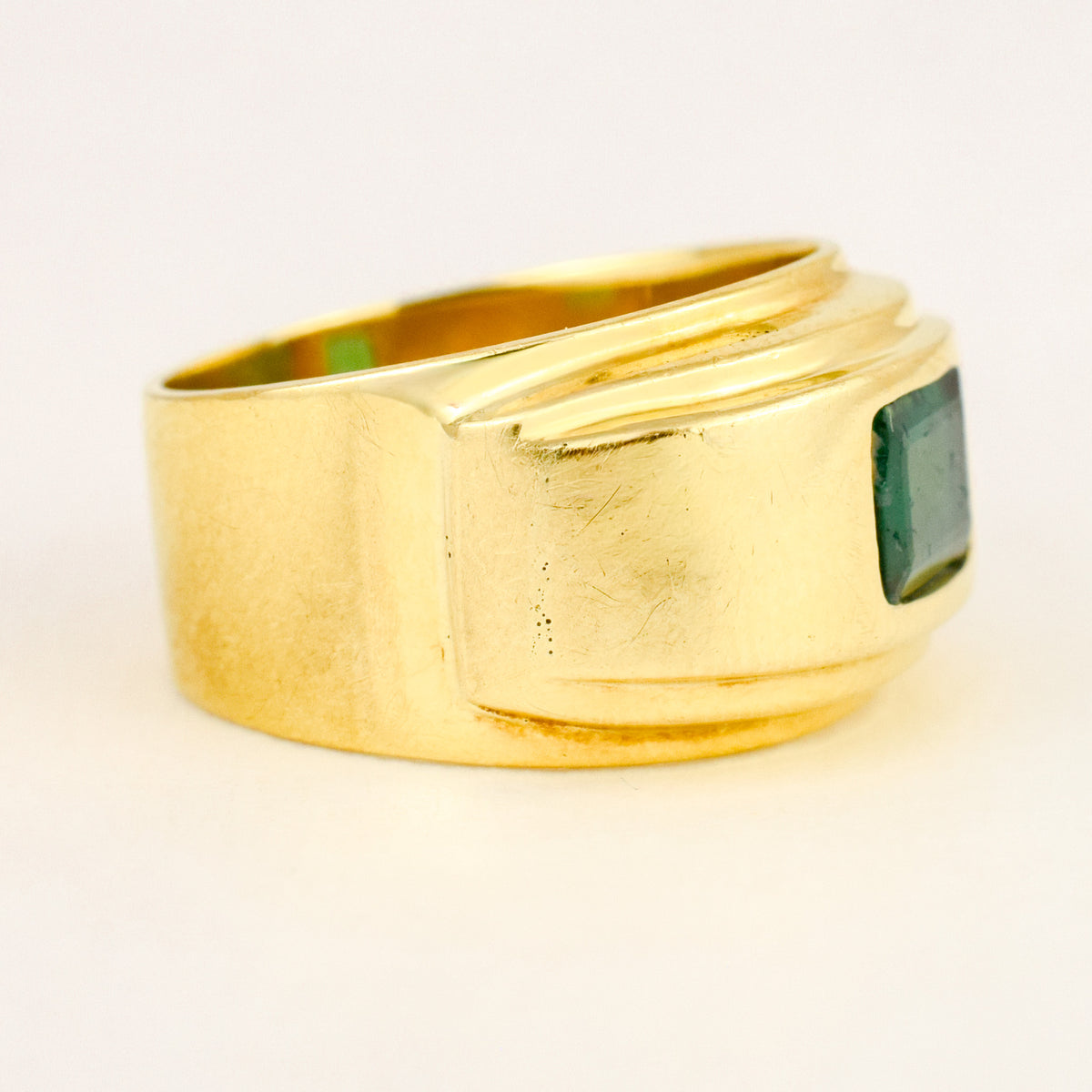 Emerald Solitaire Cigar Band