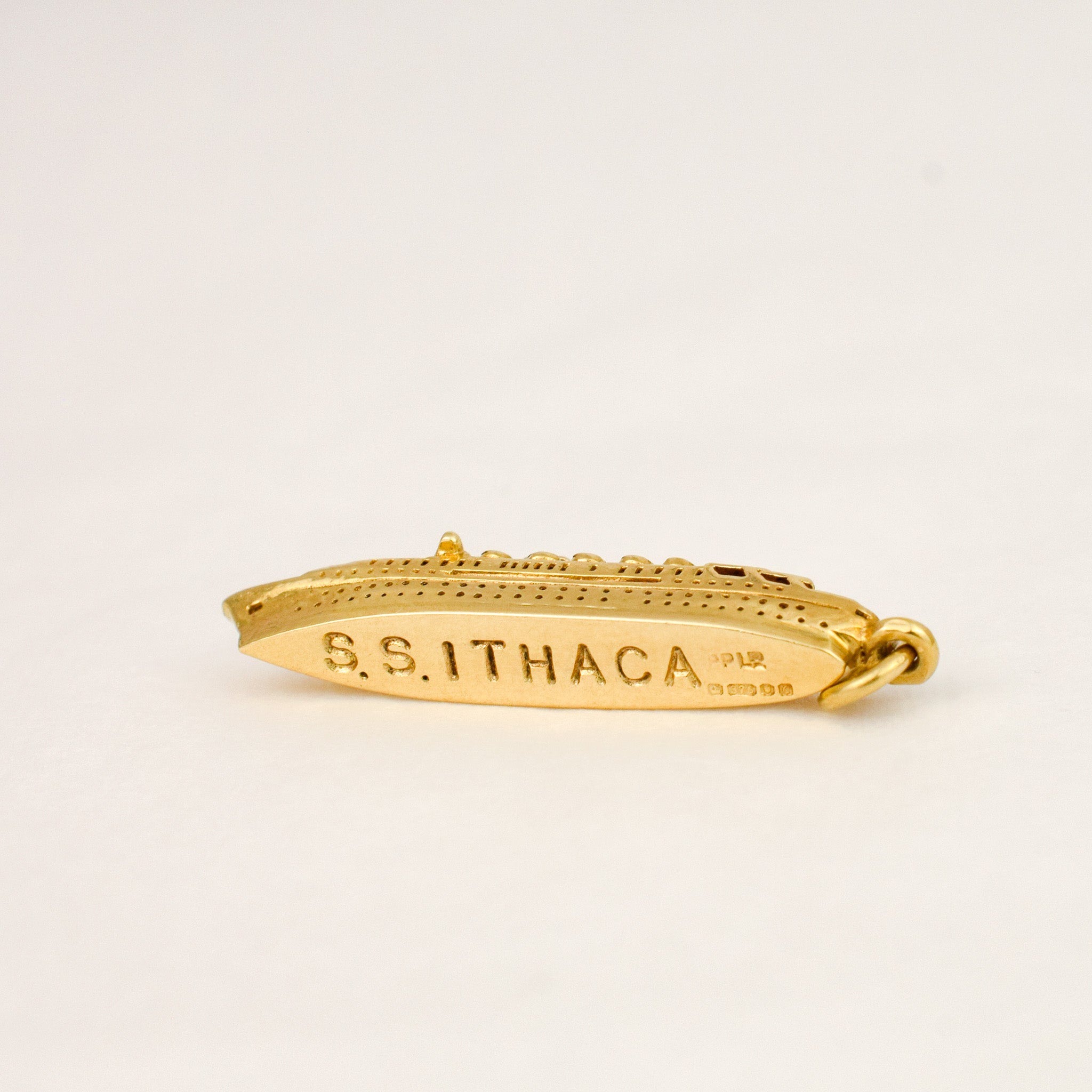 S.S. Ithaca Ocean Liner Charm