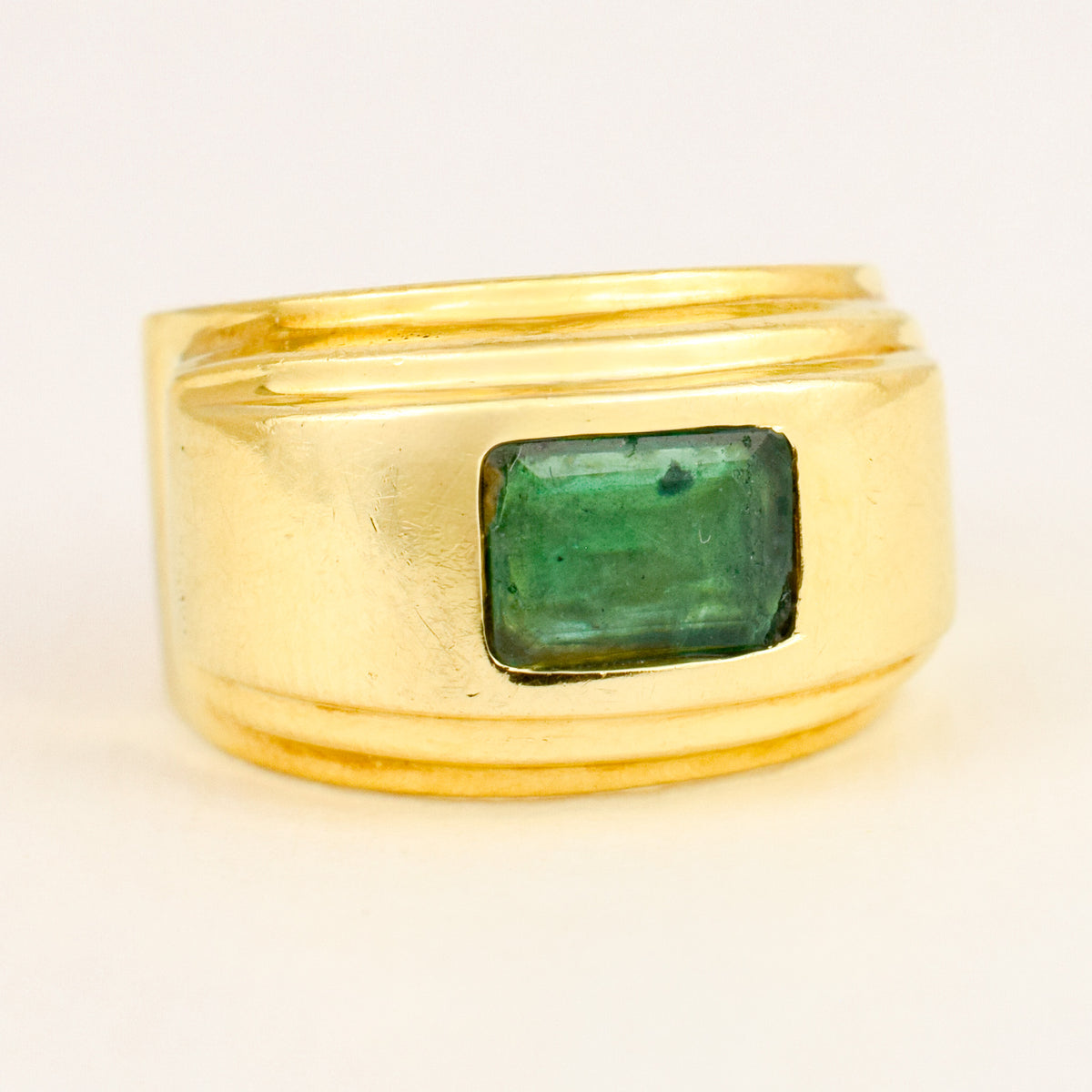 Emerald Solitaire Cigar Band
