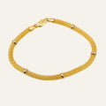 6.5" Mesh Gold Bracelet