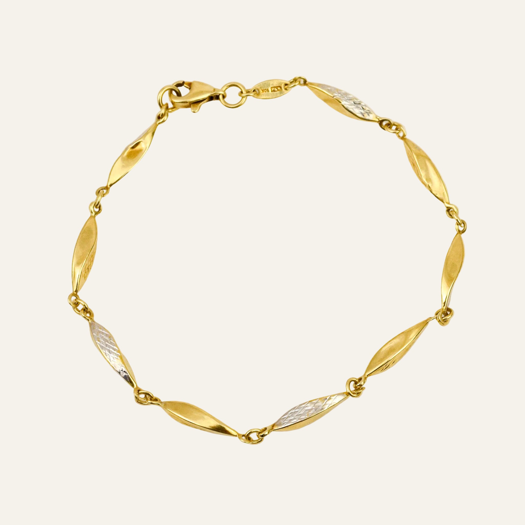 7" Two-Toned Bracelet