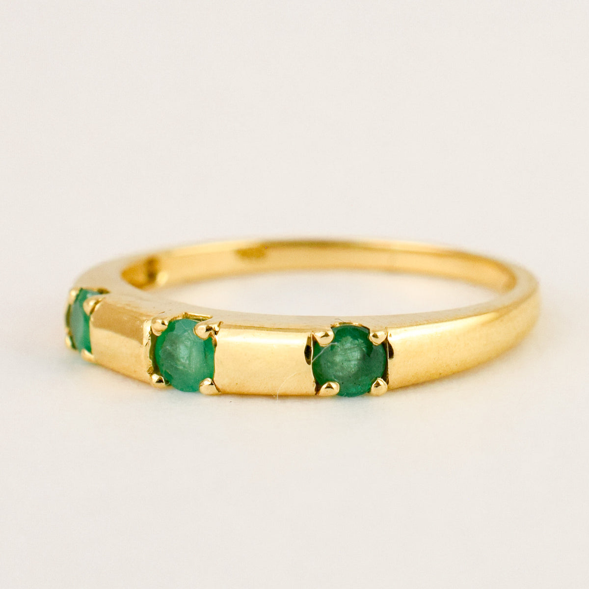 3 Emerald Ring
