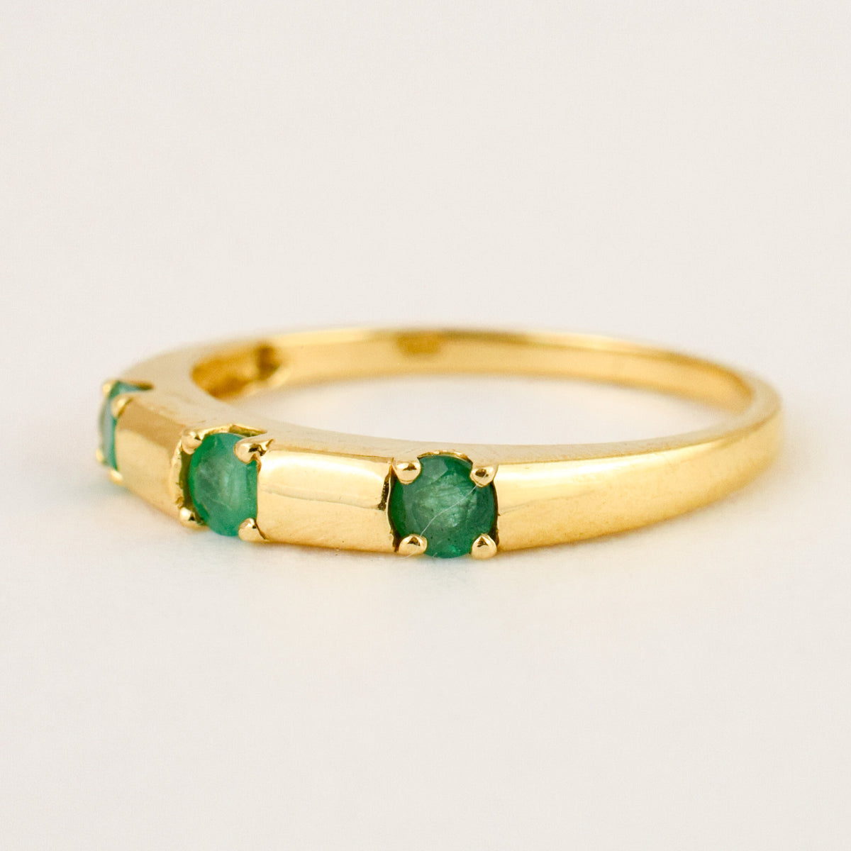 3 Emerald Ring