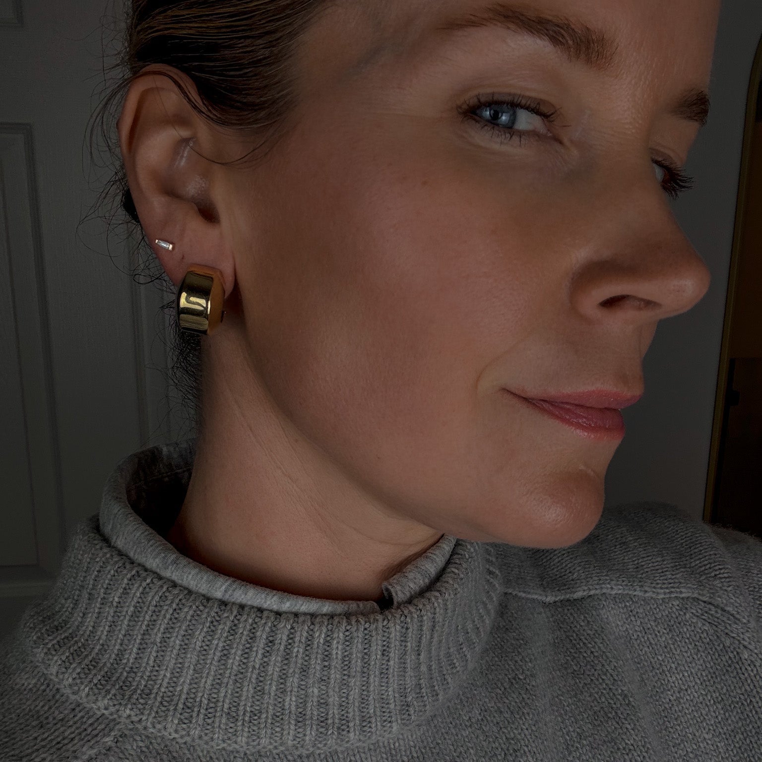22.2 mm Chunky Gold Hoops