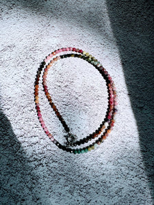 Watermelon Tourmaline Necklace