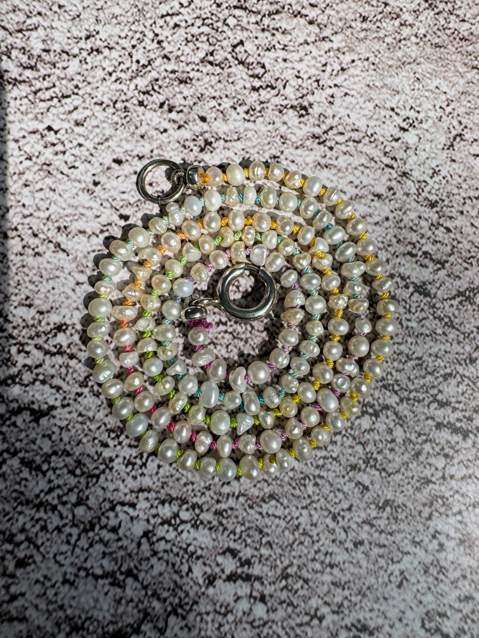 Pearl Rainbow Necklace
