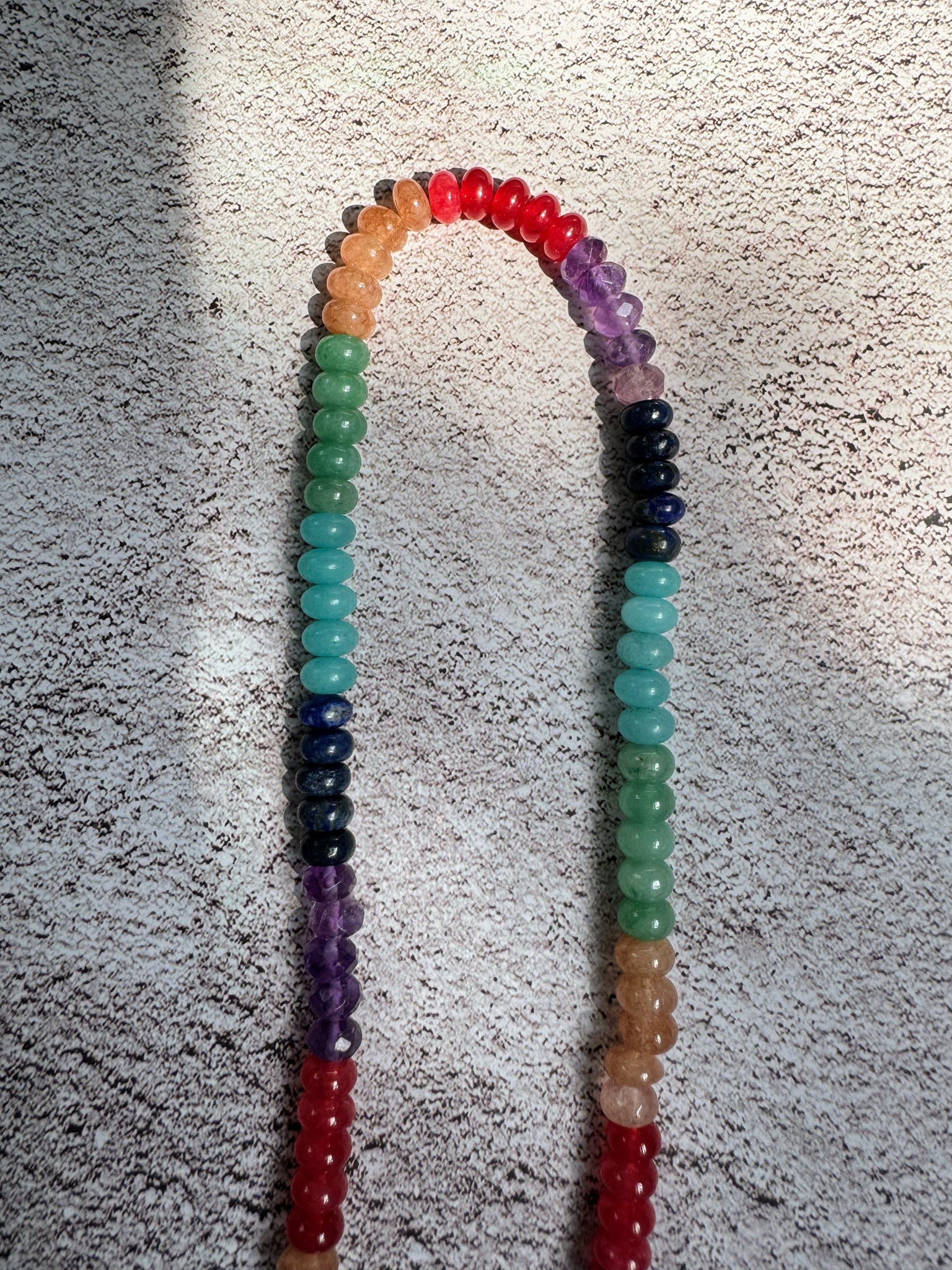 Bright Rainbow Stacked Necklace