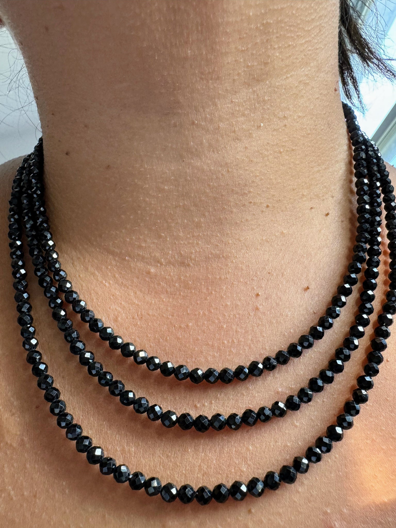 Black Spinel Necklace