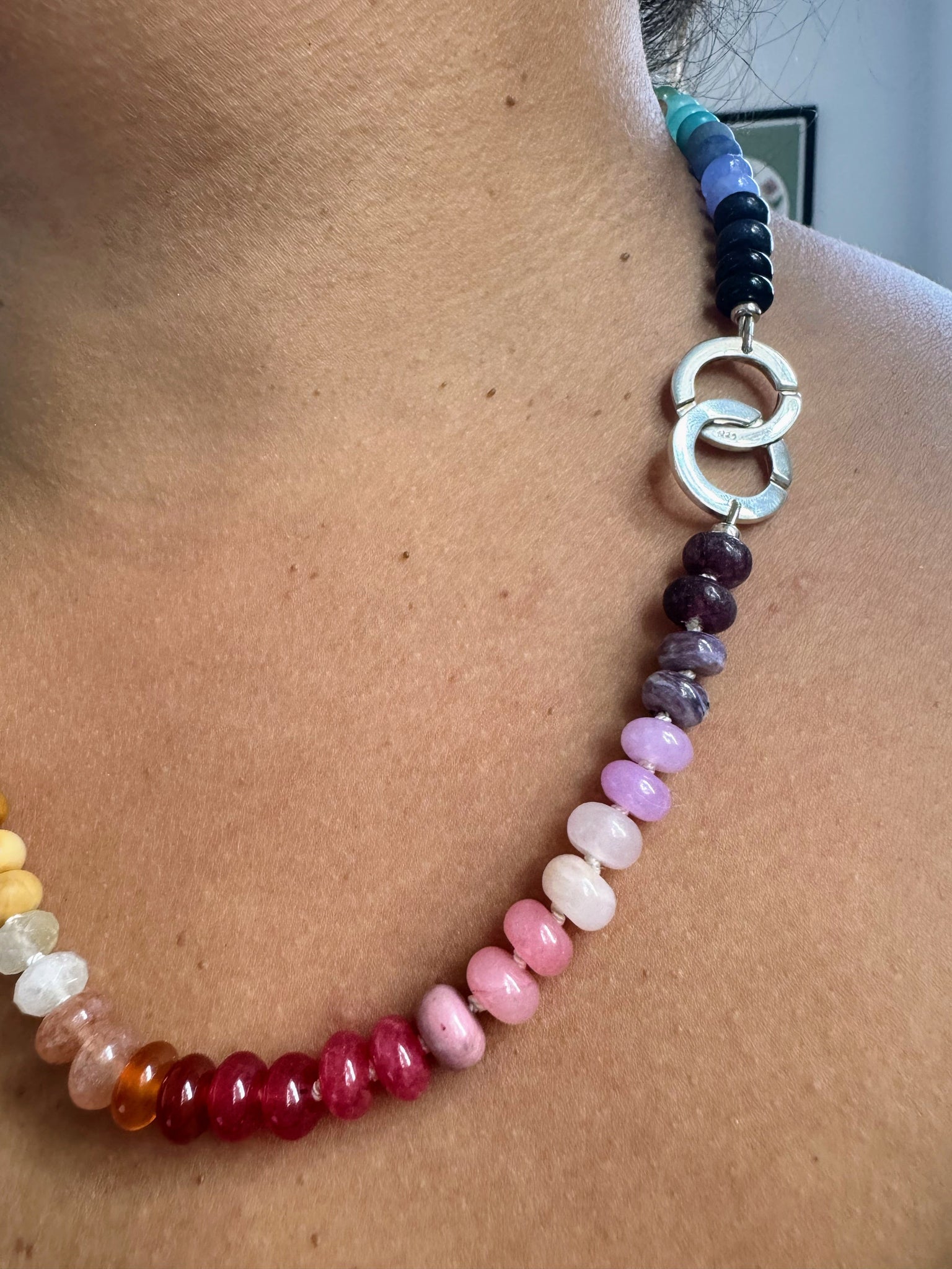 Arcoiris Interlocking Clasp Necklace