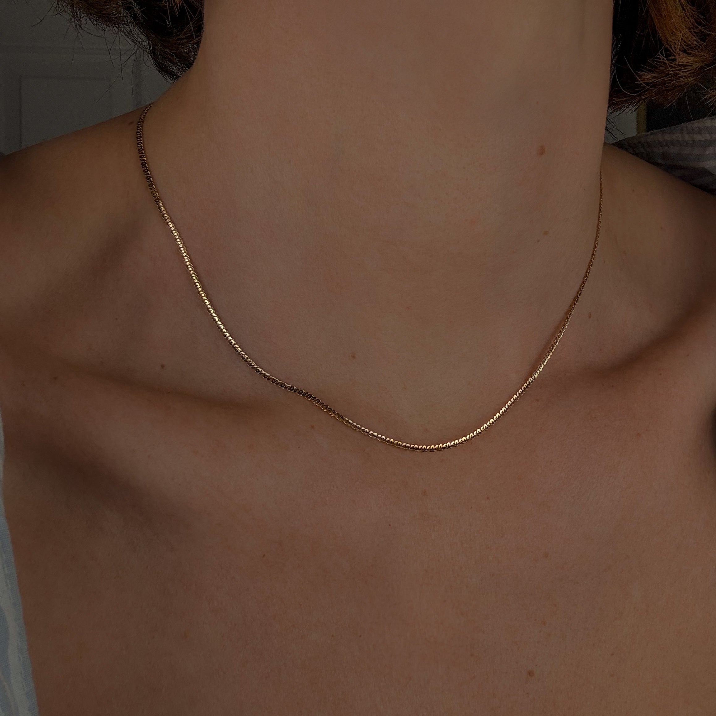 16.25" Sparking Dainty Chain Necklace
