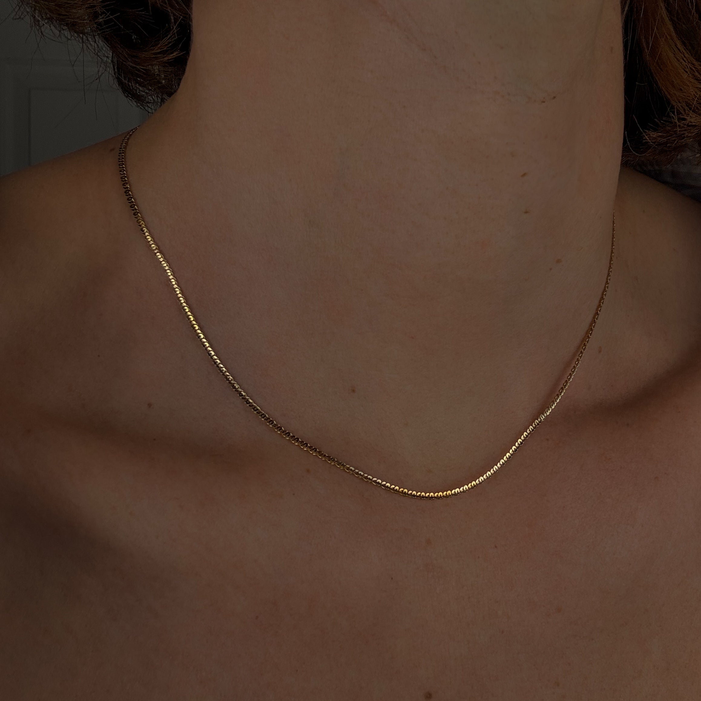 16.25" Sparking Dainty Chain Necklace