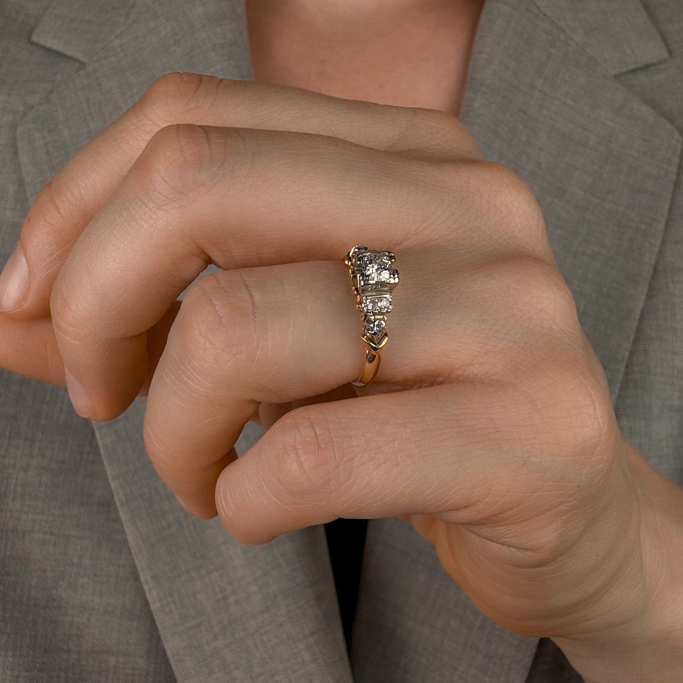 Vintage Diamond Engagement Ring