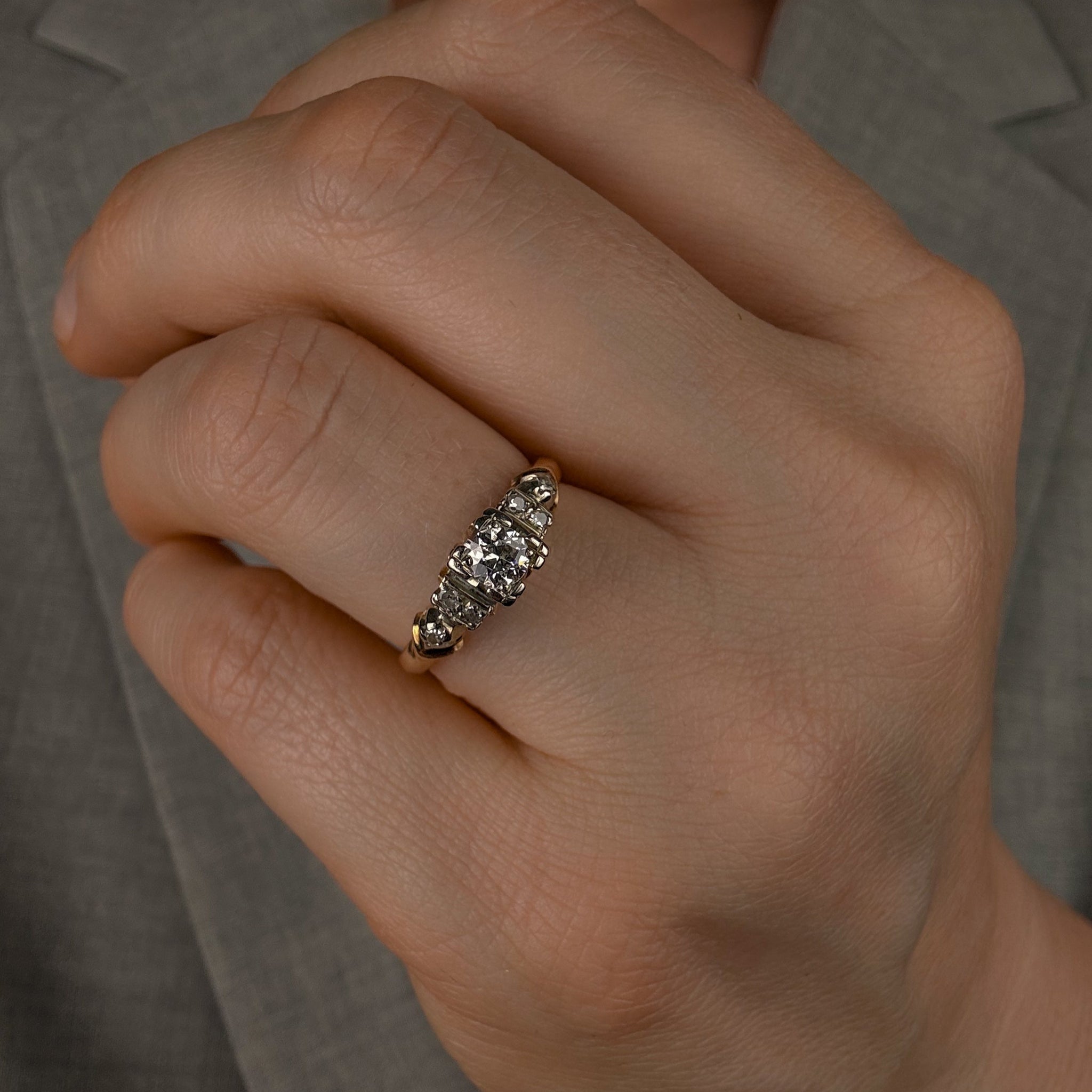 Vintage Diamond Engagement Ring