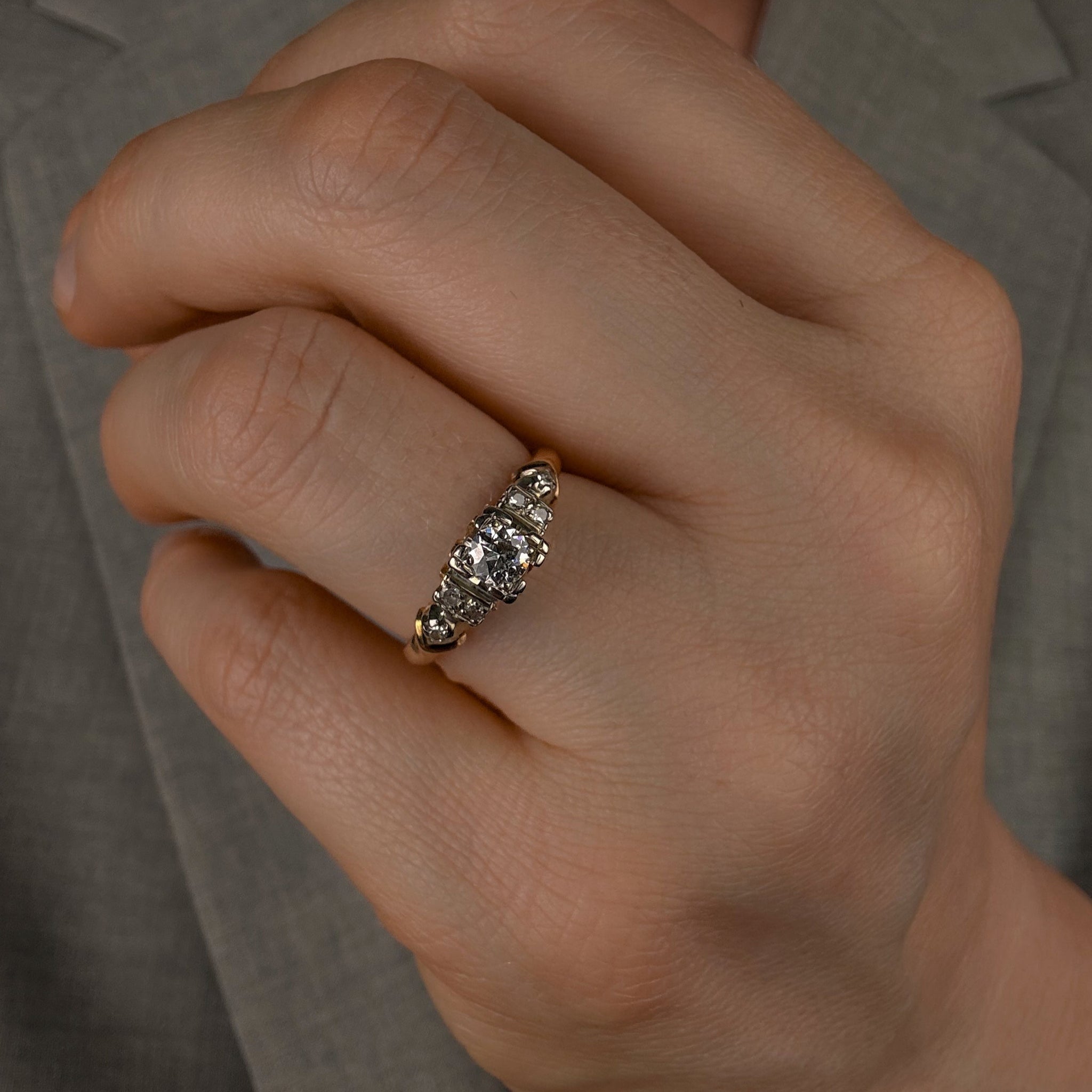 Vintage Diamond Engagement Ring