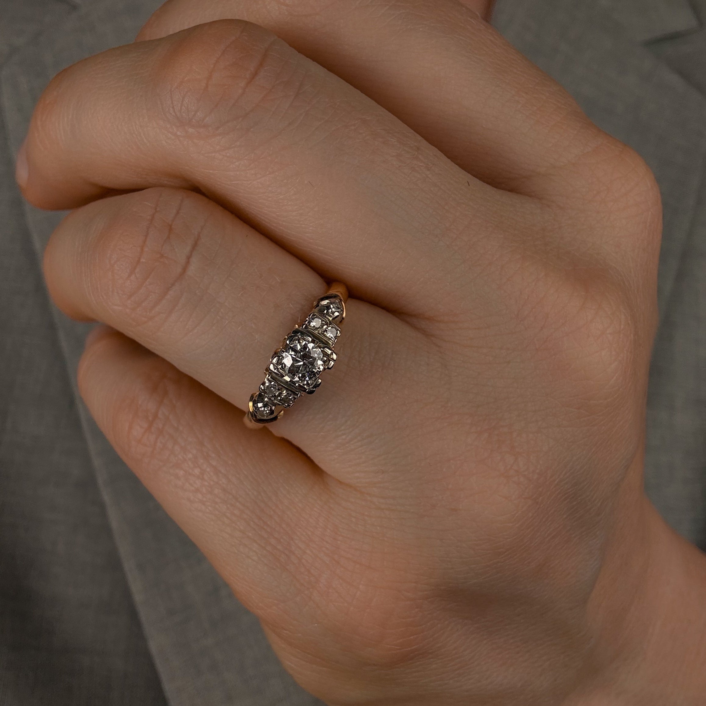 Vintage Diamond Engagement Ring