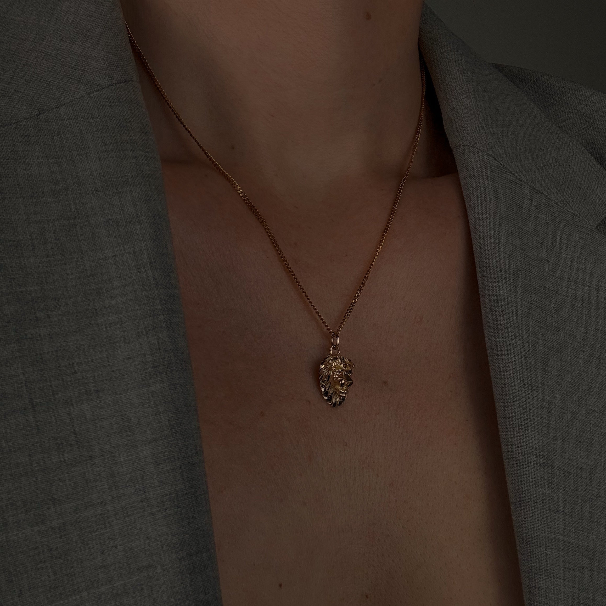 Lion Head Charm