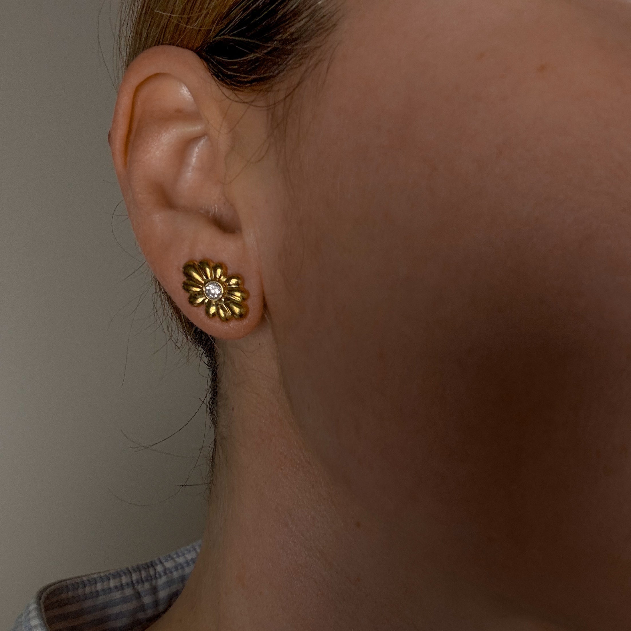 Sparkling Floral Earrings