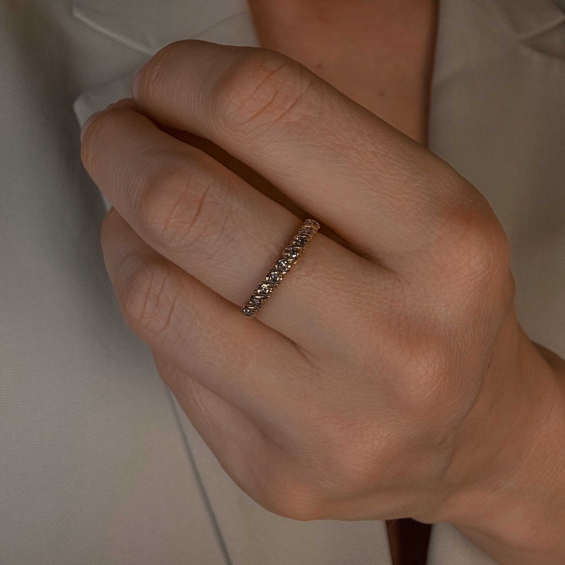 Gold Diamond Band