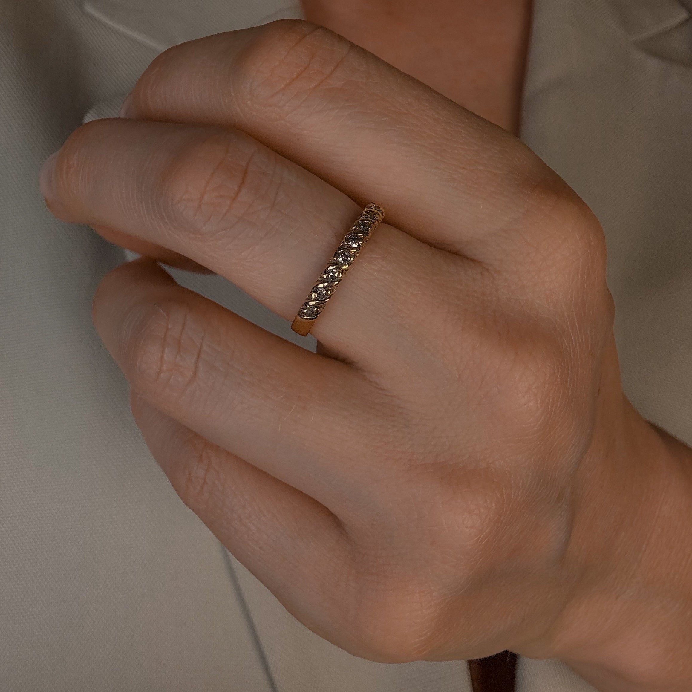 Gold Diamond Band