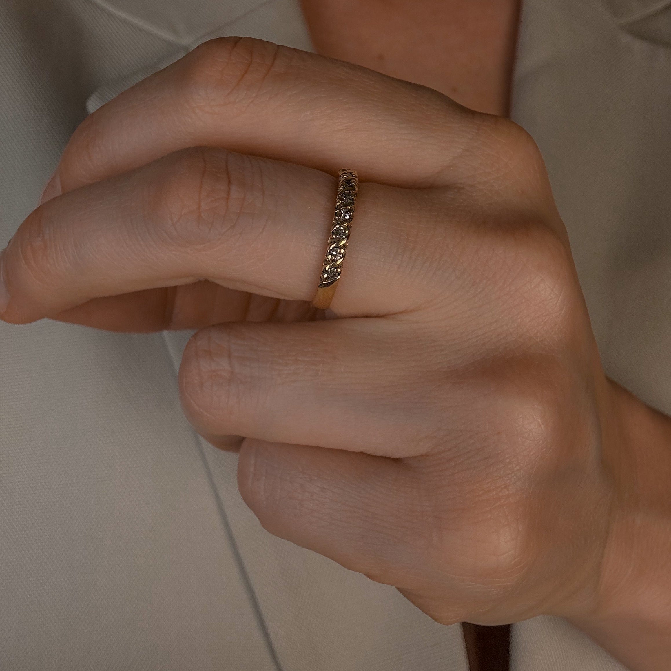 Gold Diamond Band