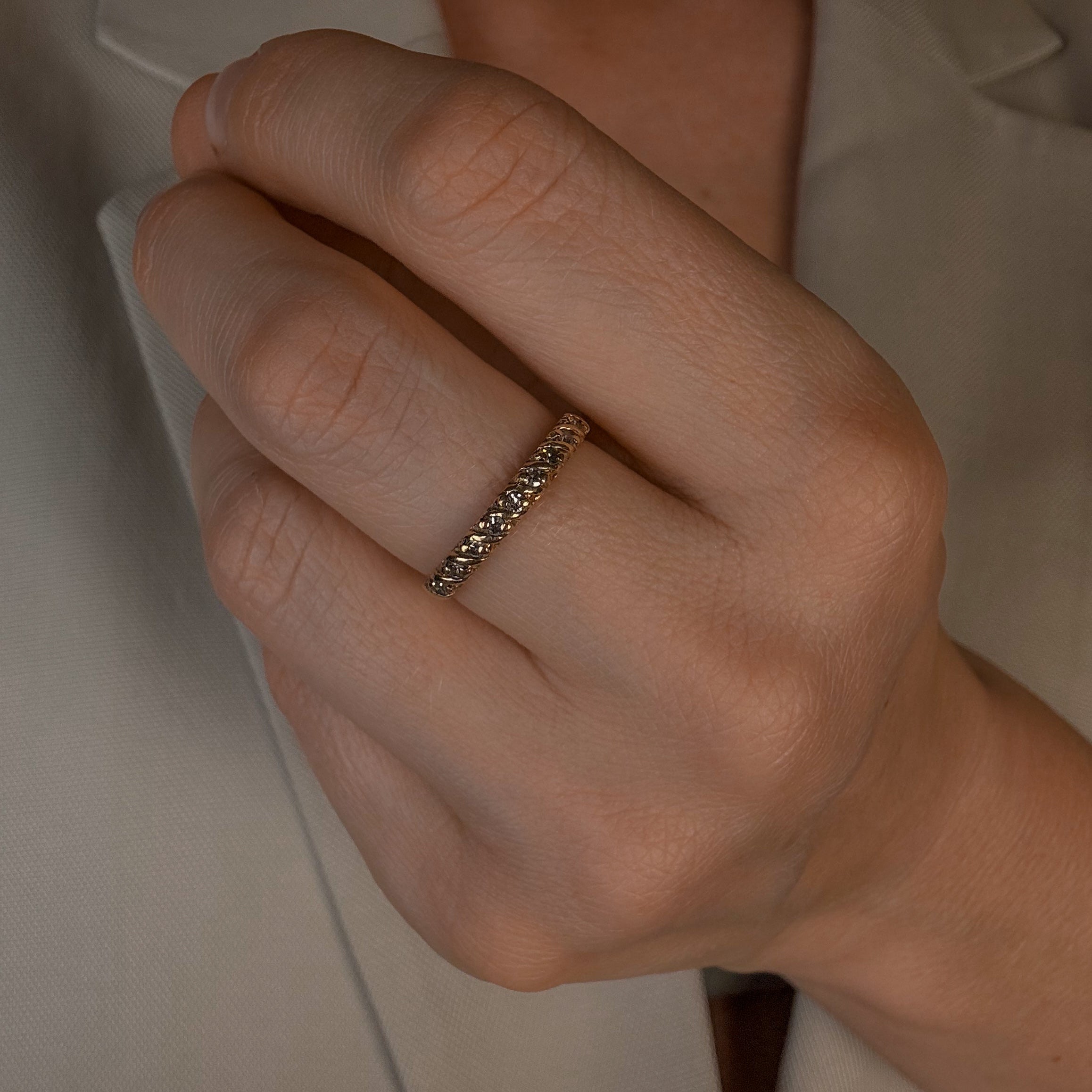 Gold Diamond Band