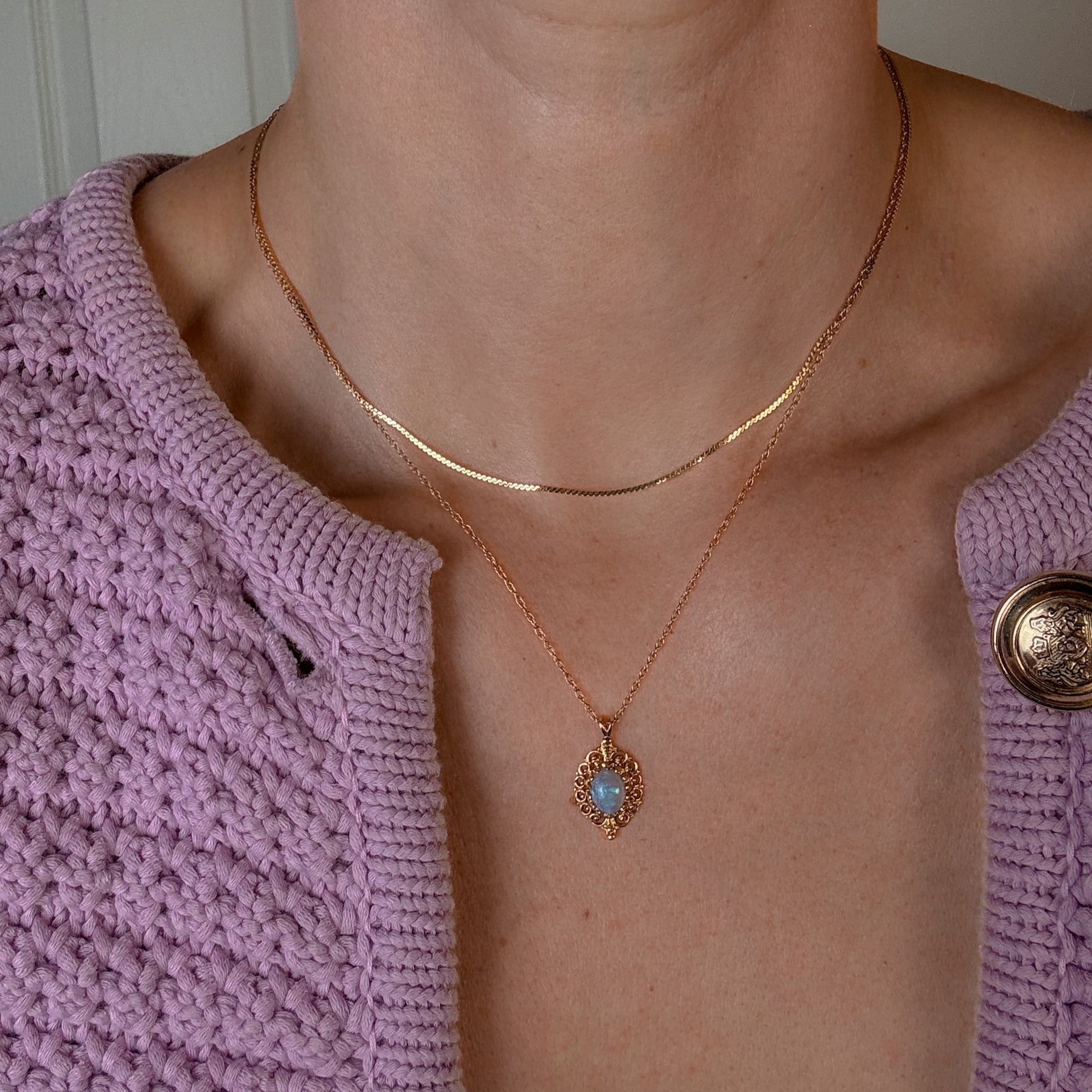 18" Opal Necklace