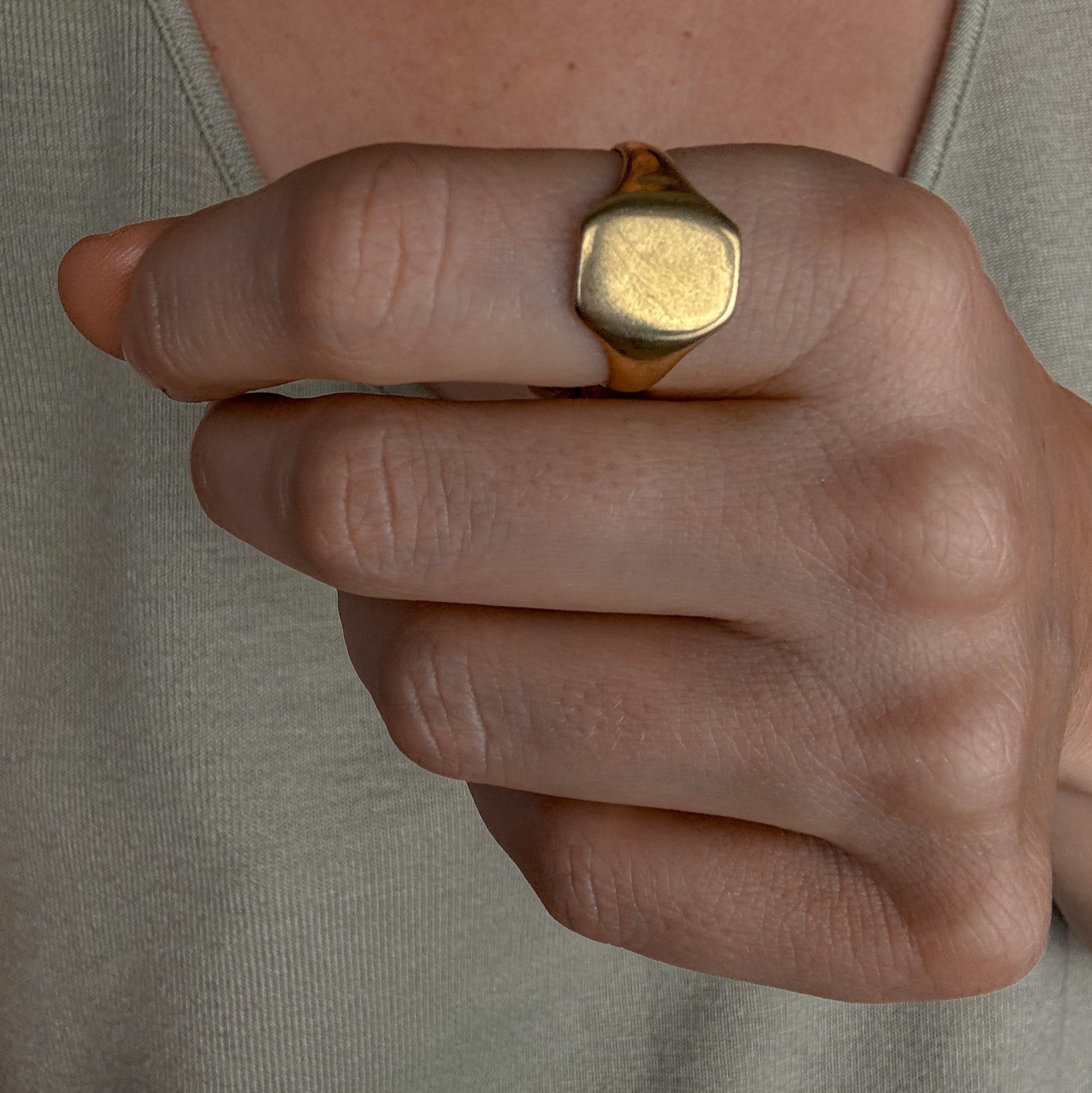 British Gold Signet Ring