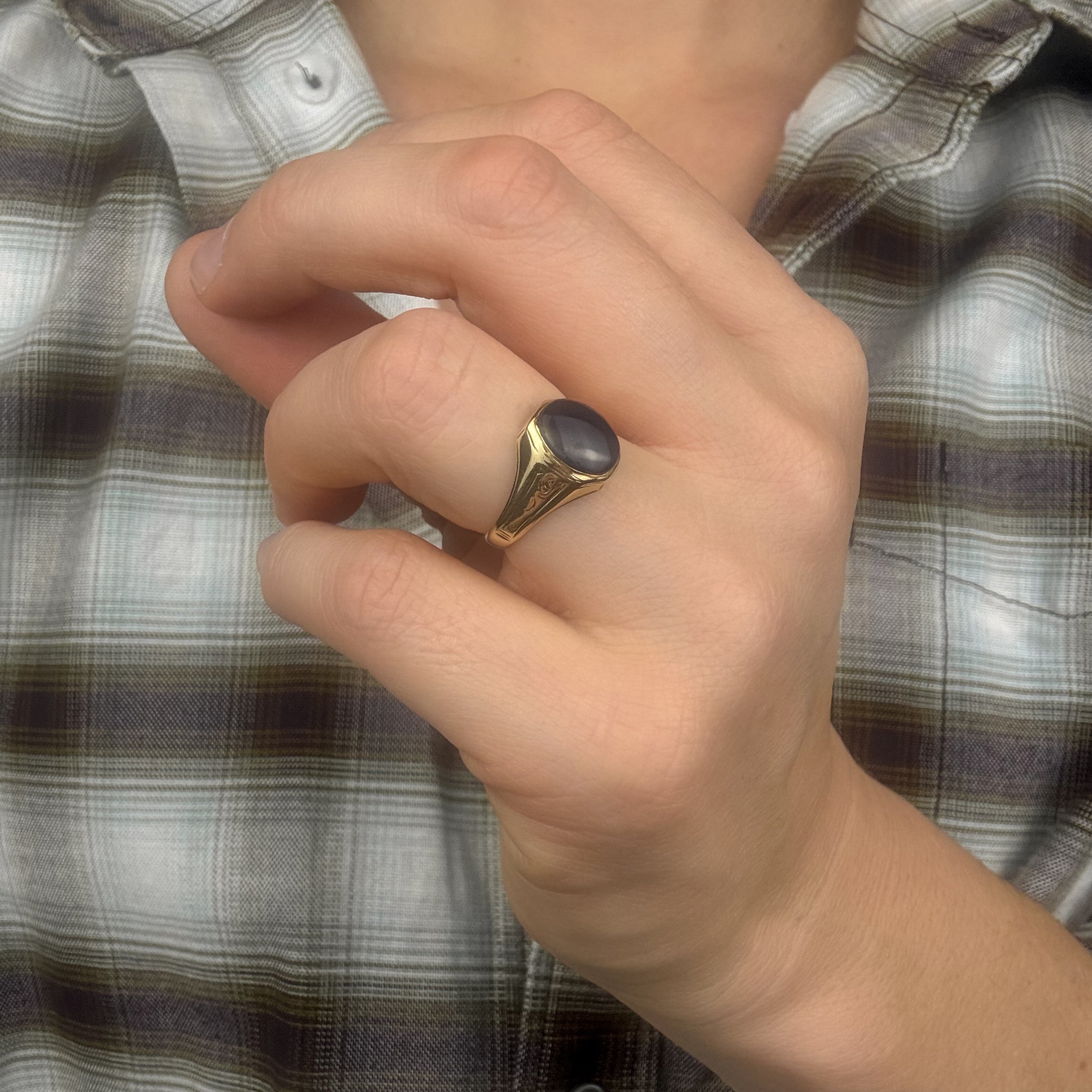 Lapis Signet Ring