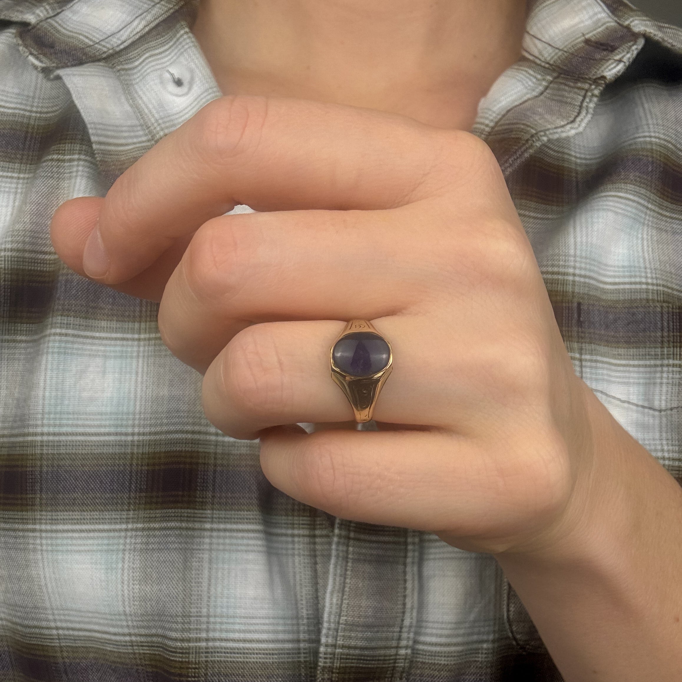 Lapis Signet Ring