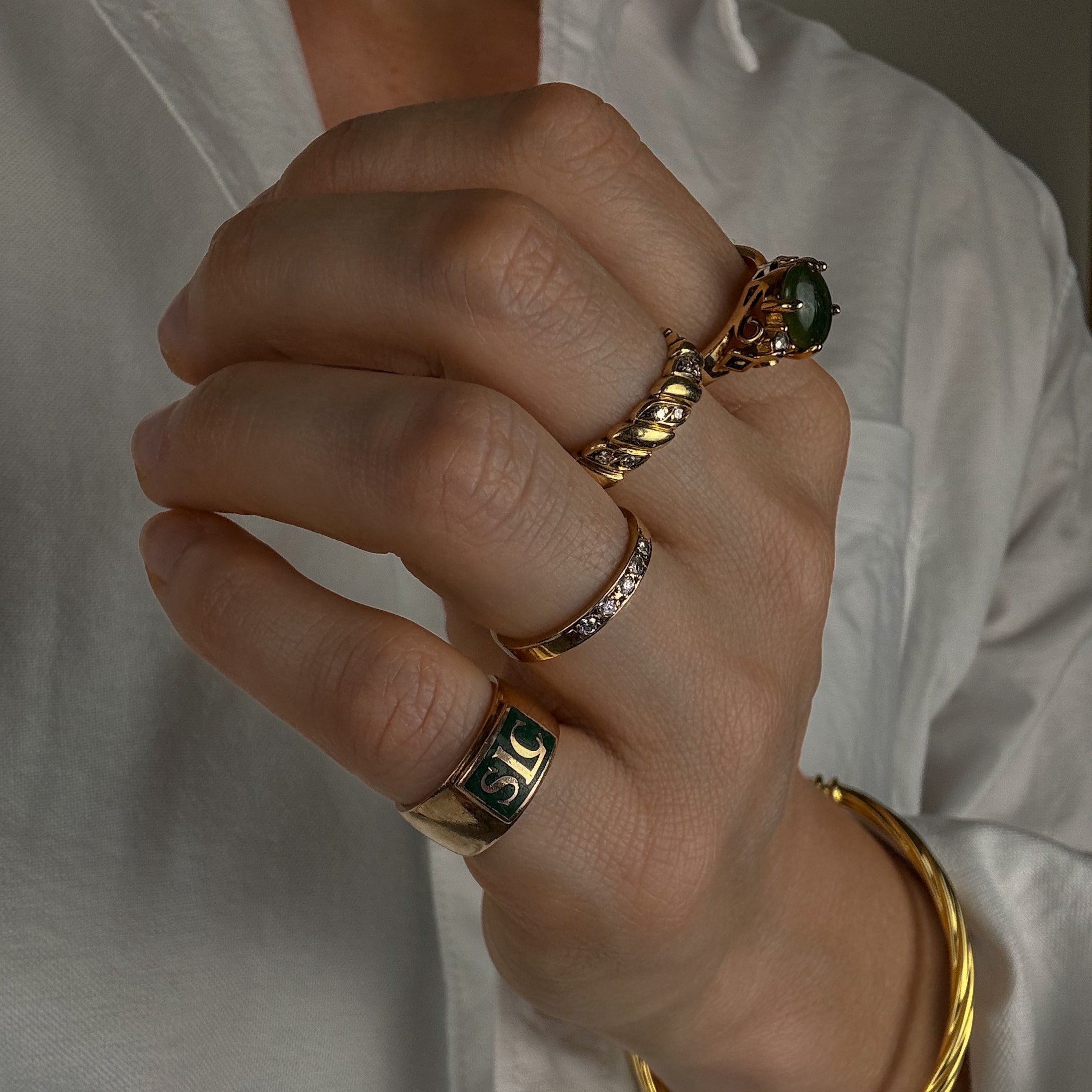 'SLC' Signet Cigar Band