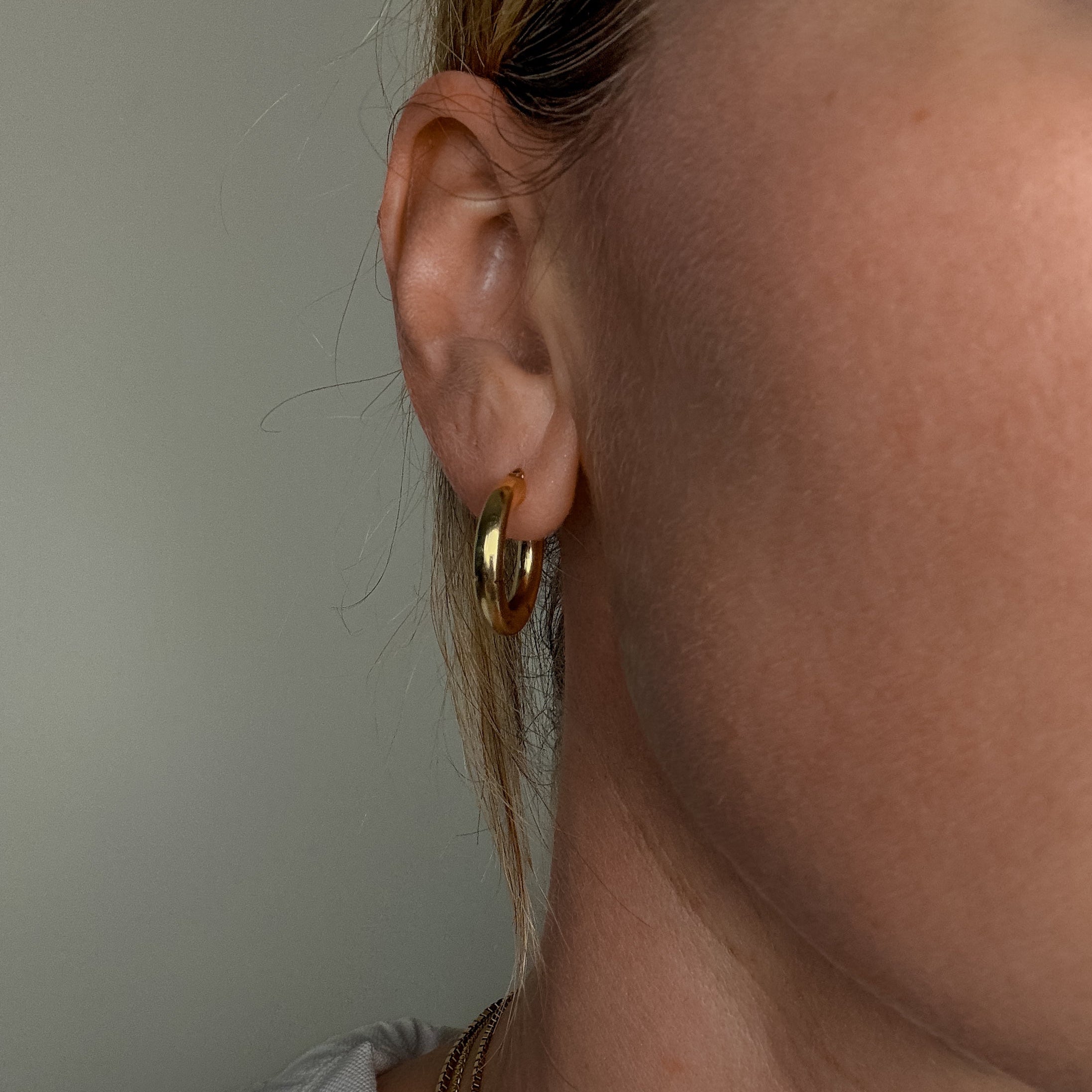 22mm Star Etched Hoops