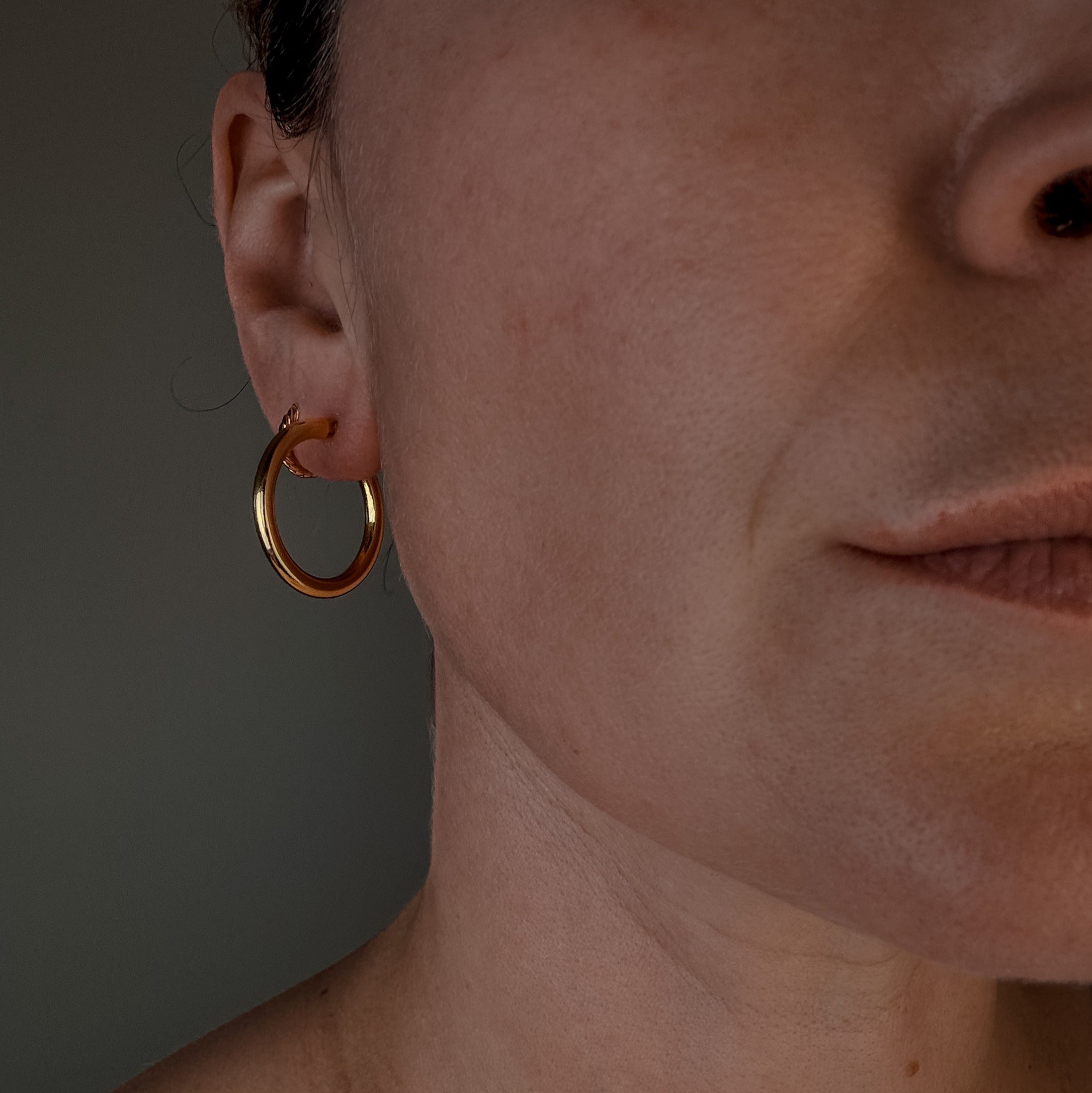 26.4mm Gold Hoops