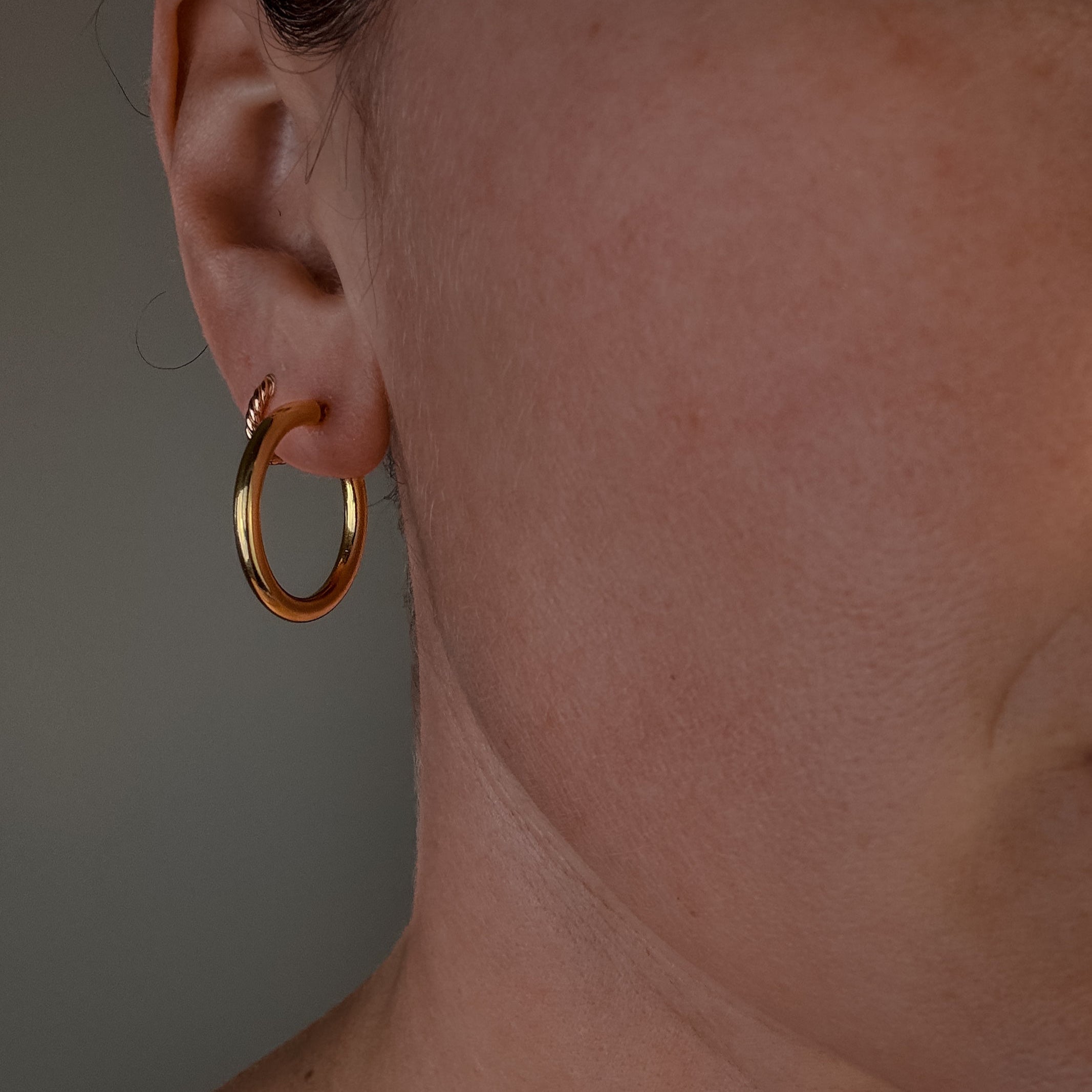 26.4mm Gold Hoops